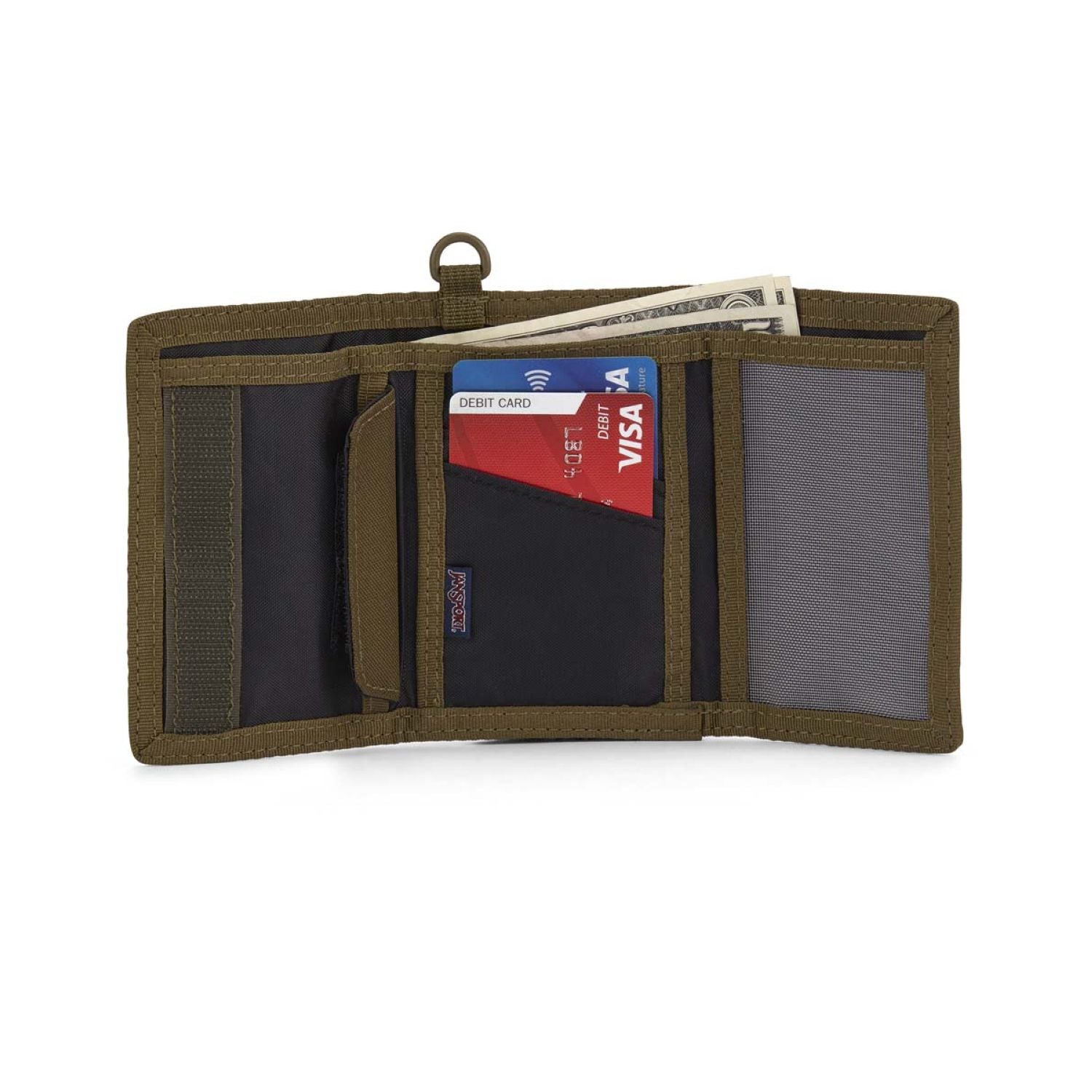 Jansport Core Trifold Wallet - Army Green