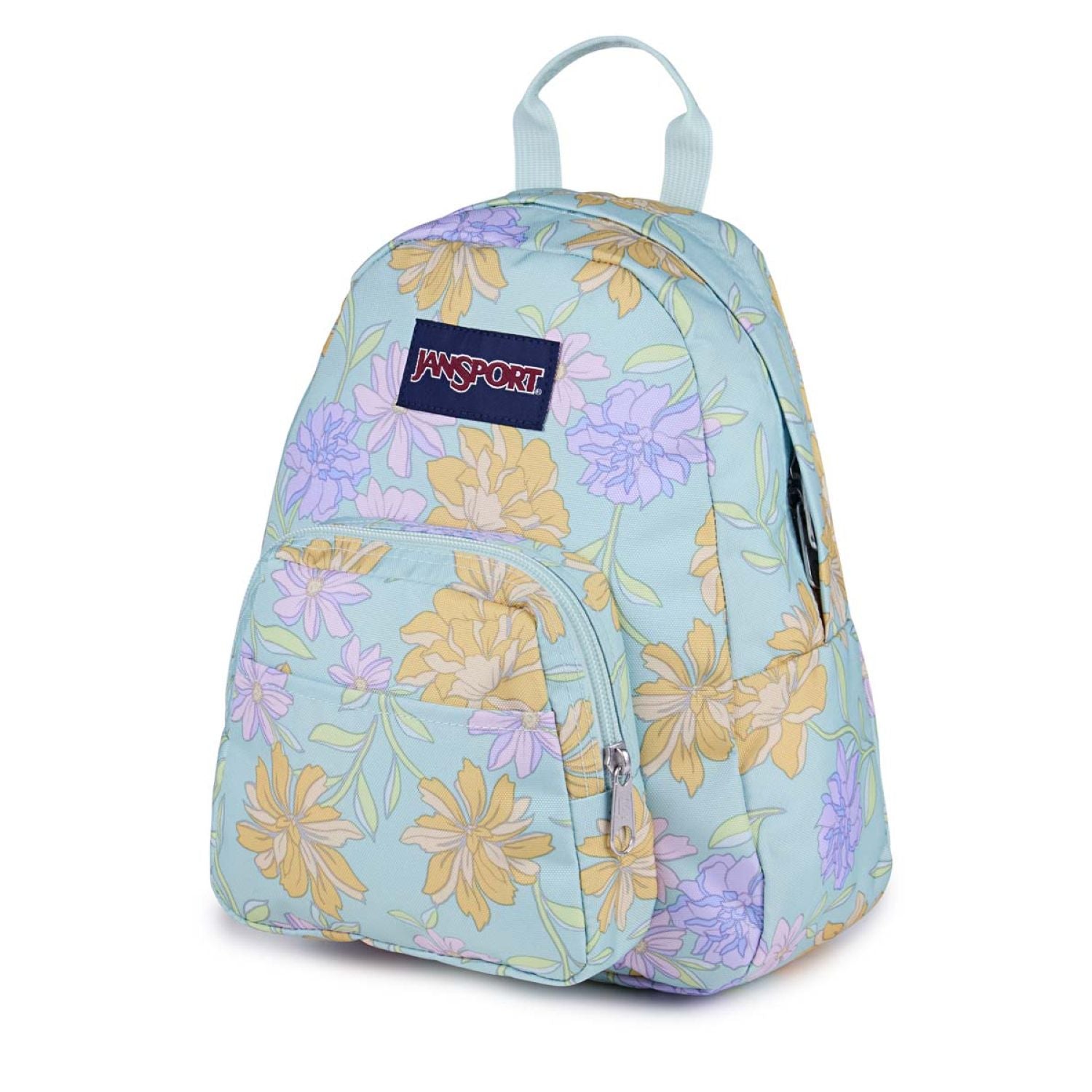 Jansport Half Pint Mini Backpack - Faded Floral Fresh Mint