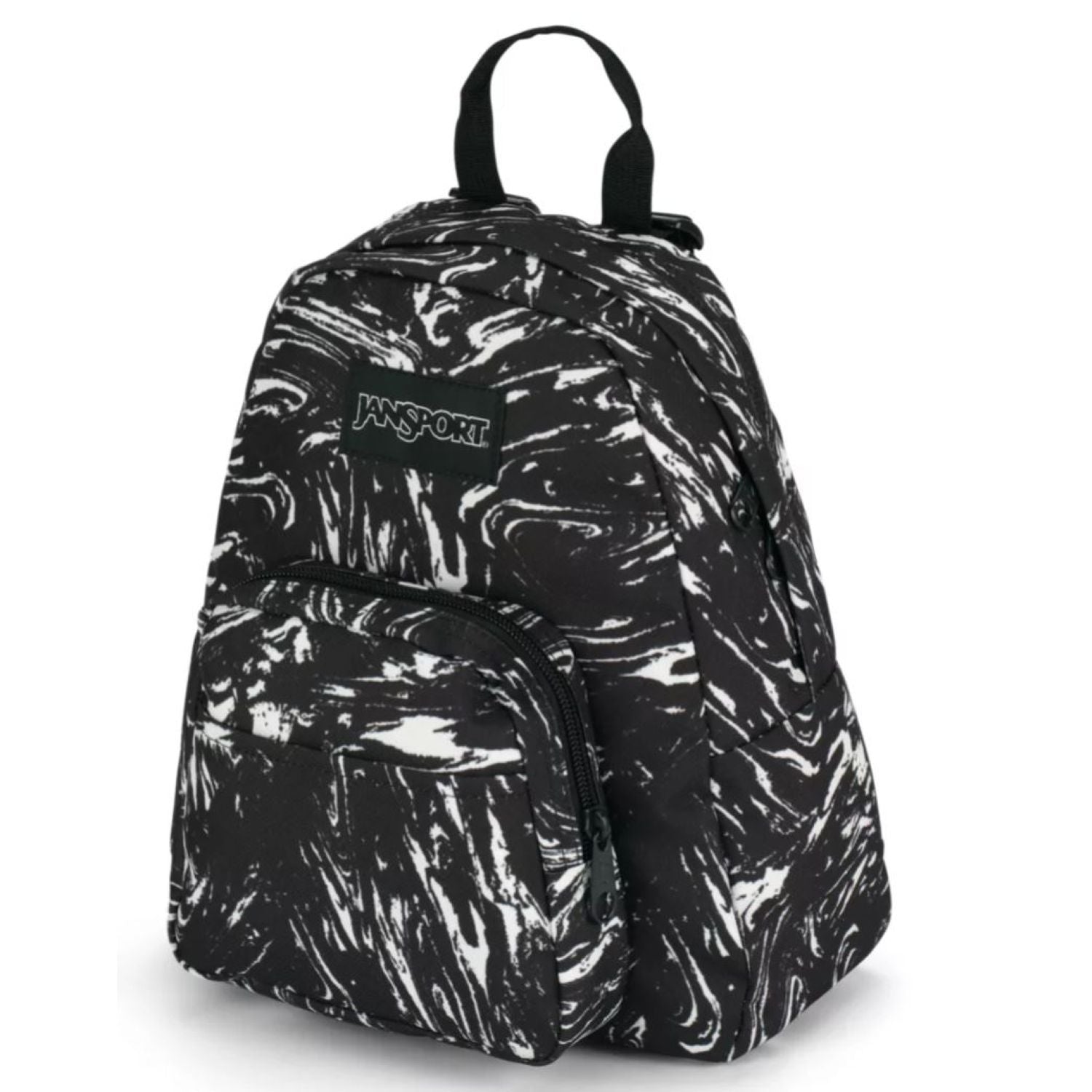 Jansport Half Pint Mini Backpack - Marbled Motion Black