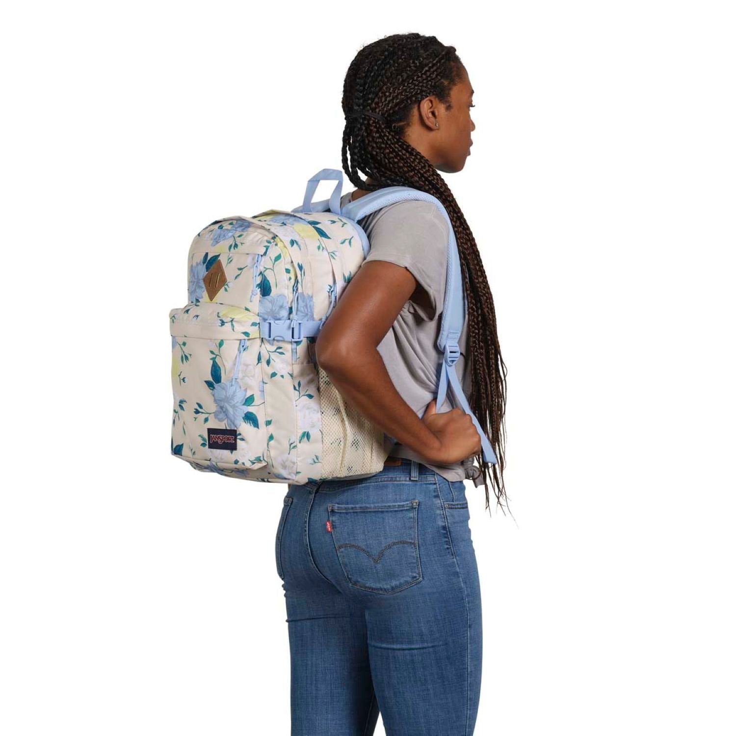 Jansport Main Campus Backpack - Fab Floral Coconut