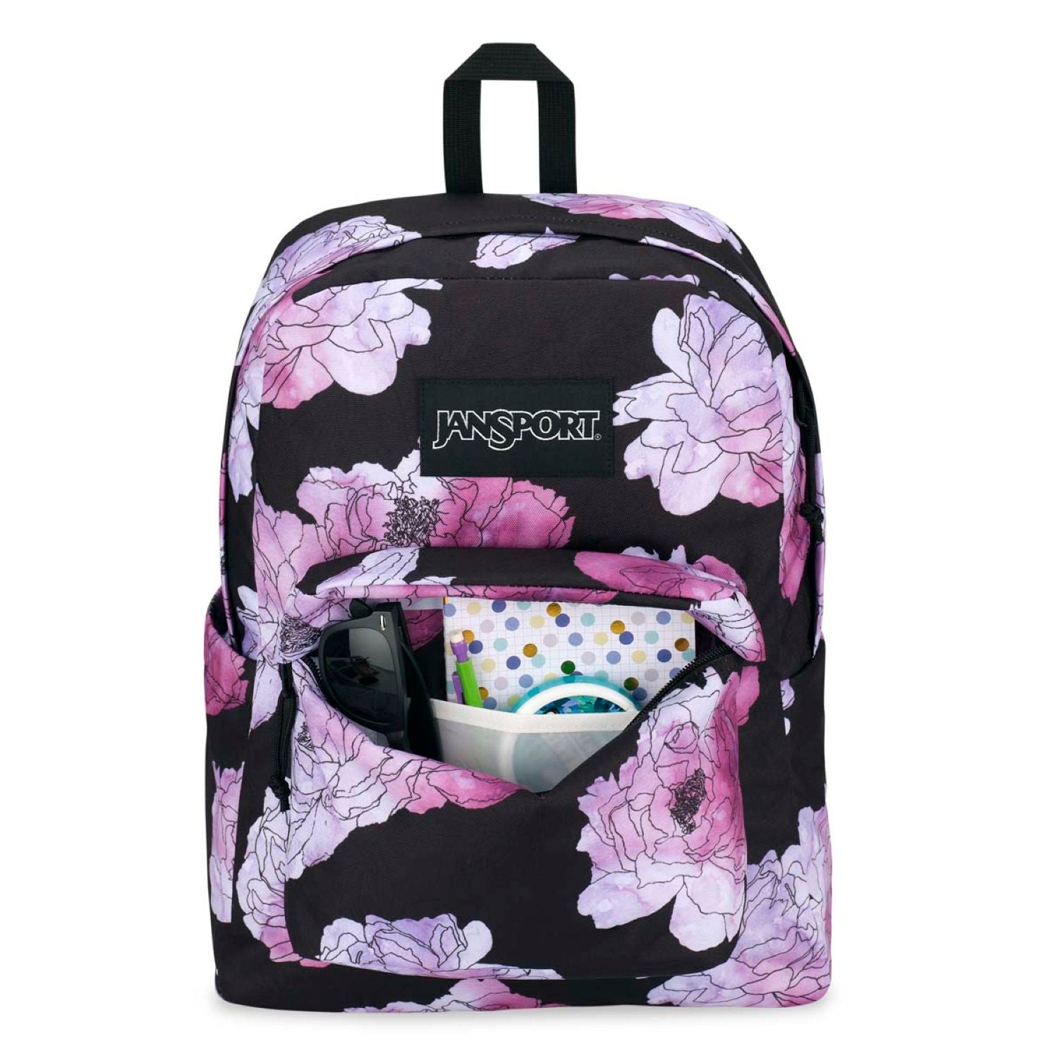 Jansport Superbreak Plus Backpack - Floral Outlines