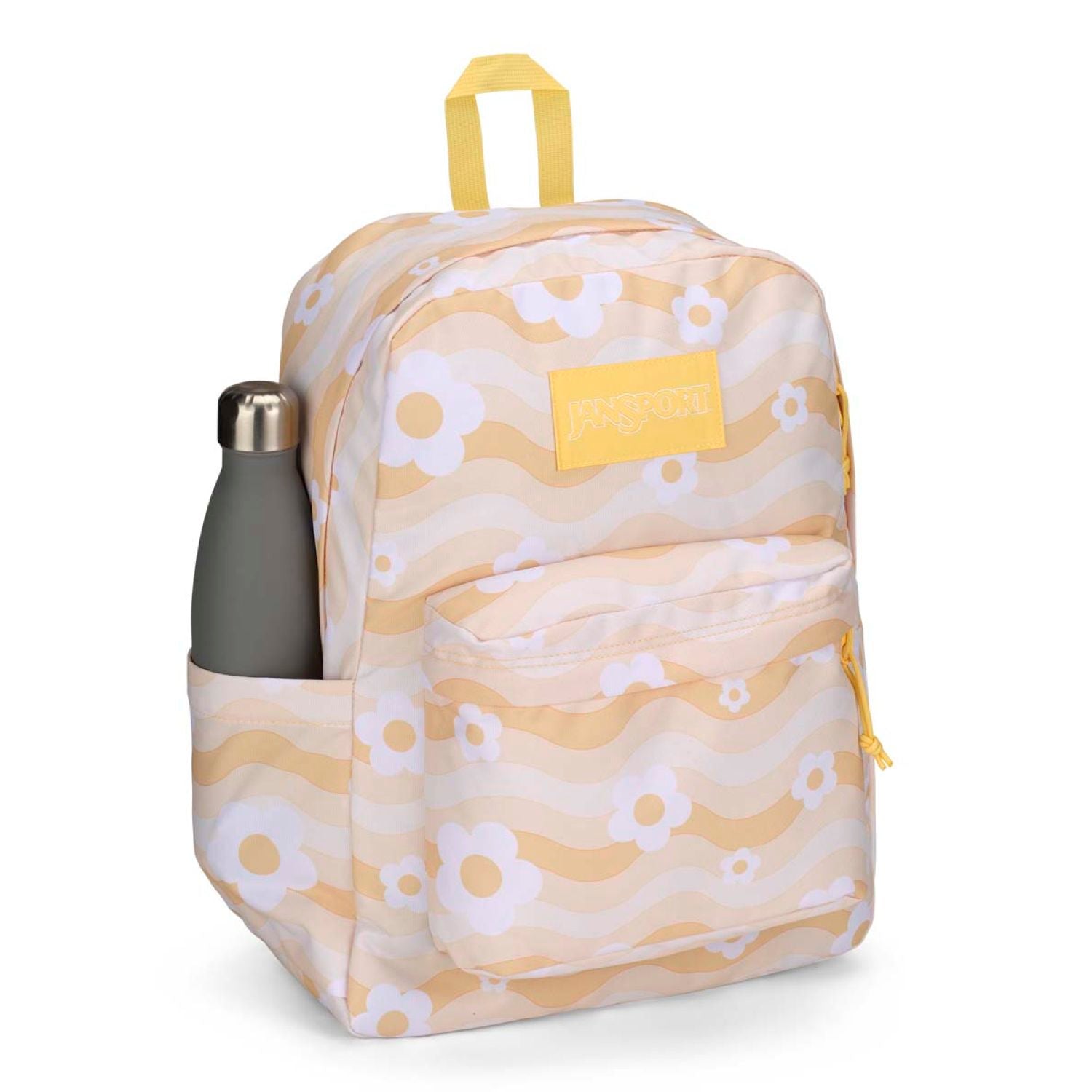 Jansport Superbreak Plus Backpack - Flower Power Yellow