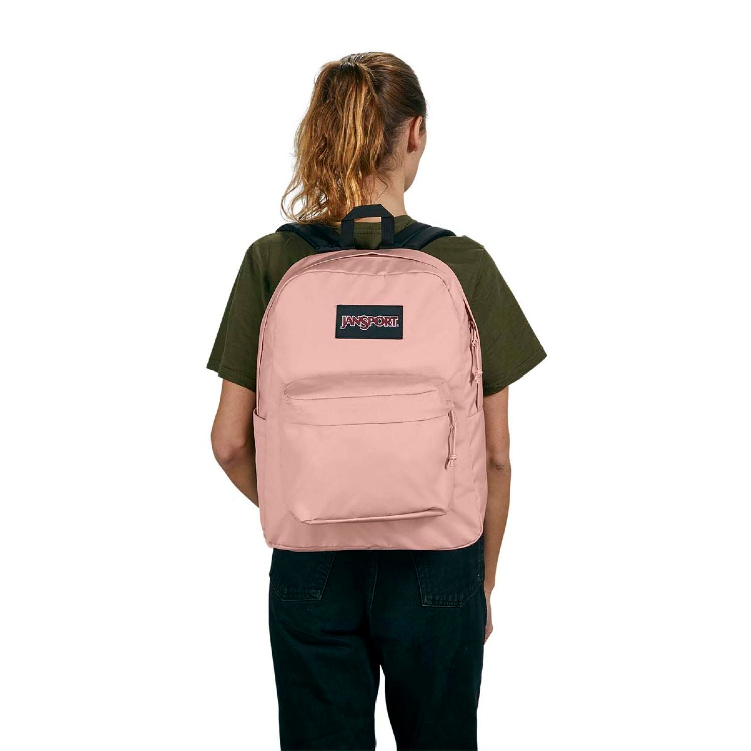 Jansport Superbreak Plus Backpack - Misty Rose