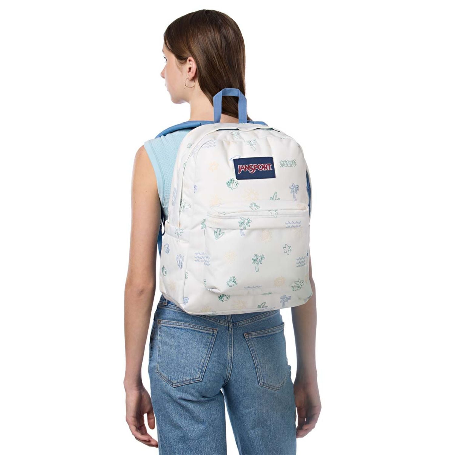 Jansport Superbreak Plus Backpack - Sunny Sketches