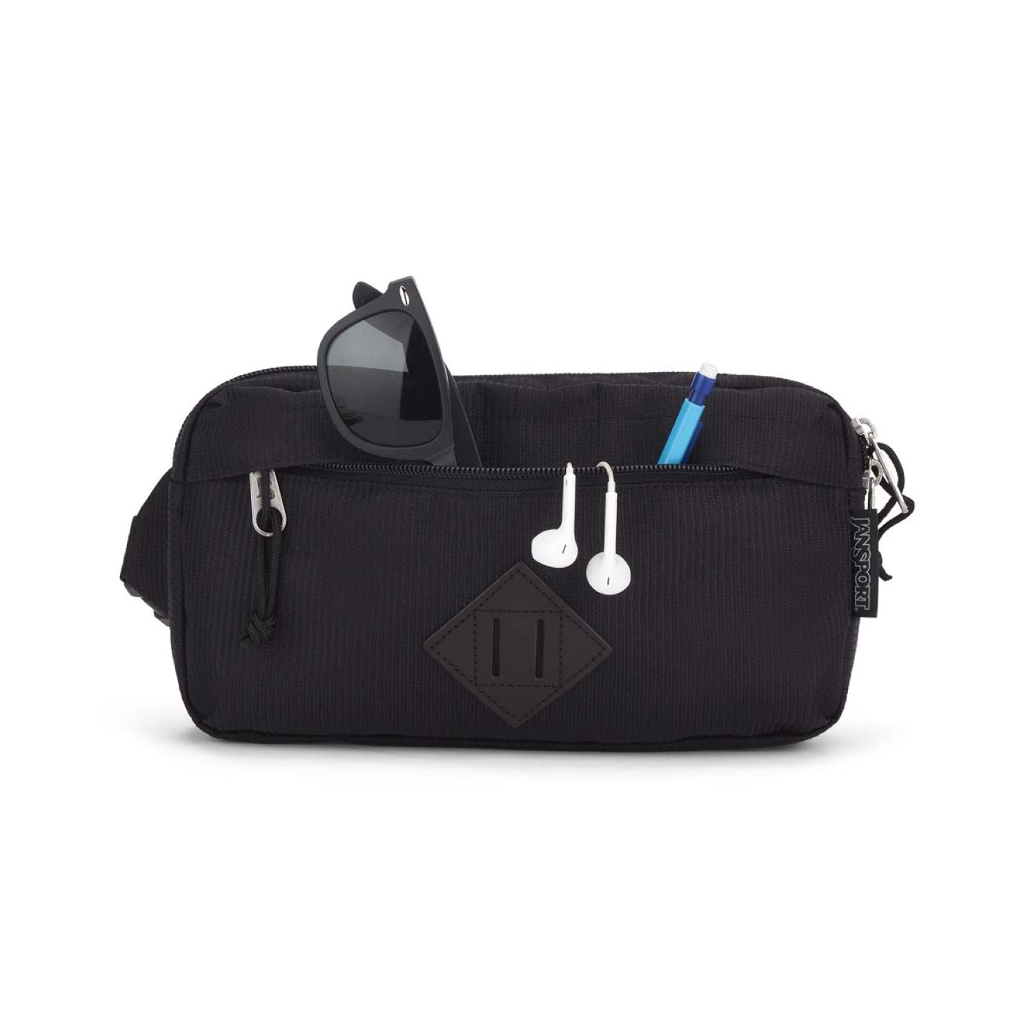 Jansport Waisted Fanny Pack - Cord Weave Black