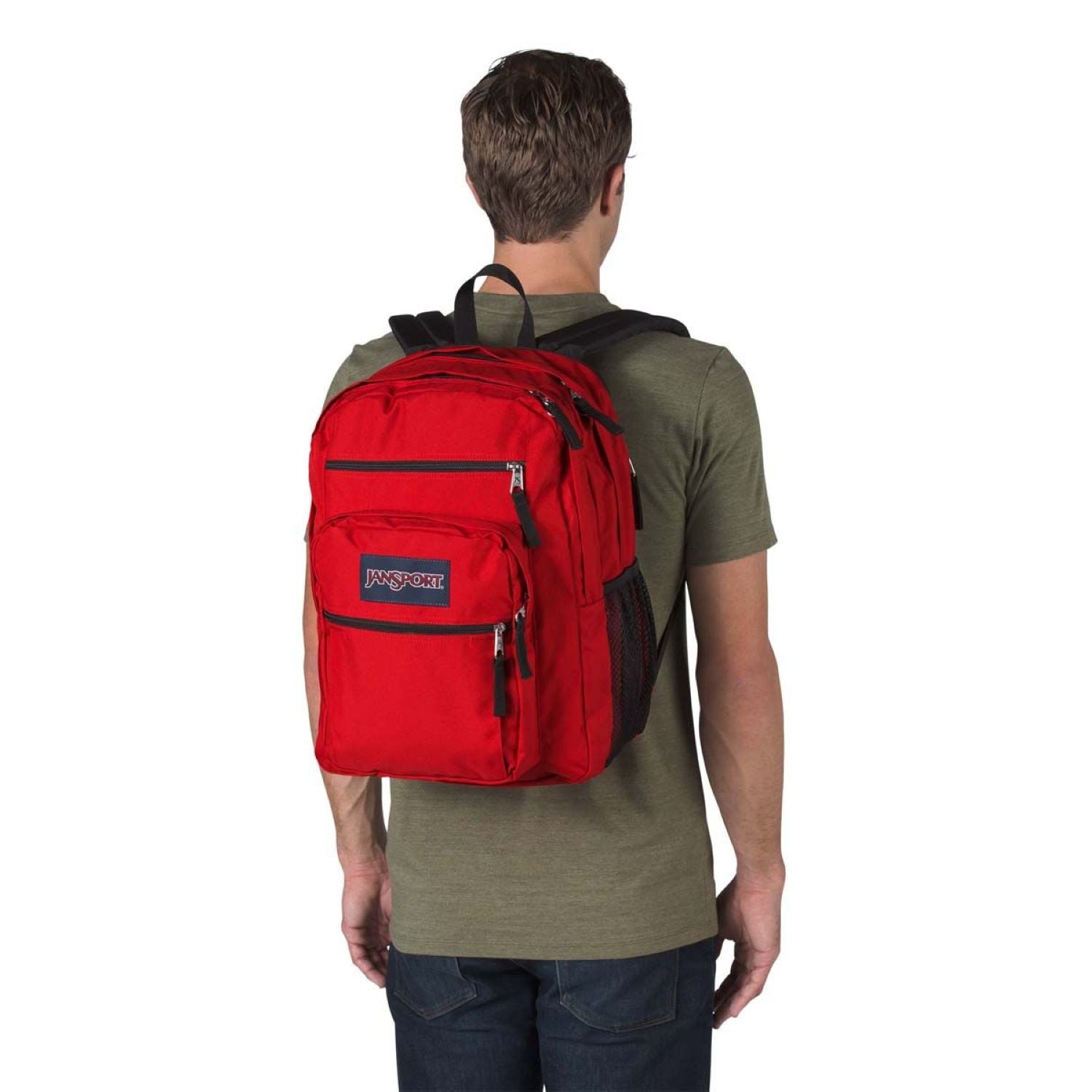 Jansport Big Student Backpack - Red Tape