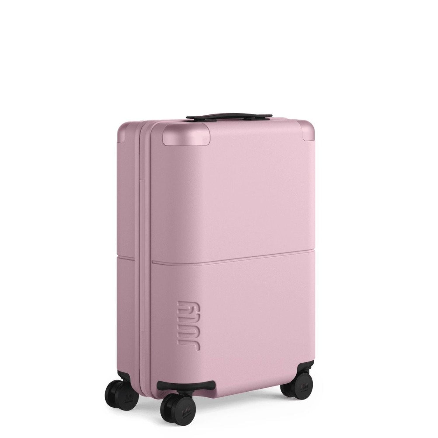 July Carry On Original Polycarbonate 21" Luggage With Power Bank & Usb/Usb-C Cable - Blush Pink
