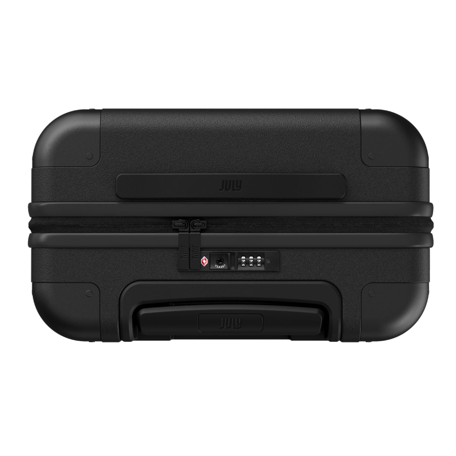 July Carry On Original Polycarbonate 21" Luggage With Power Bank & Usb/Usb-C Cable - Black