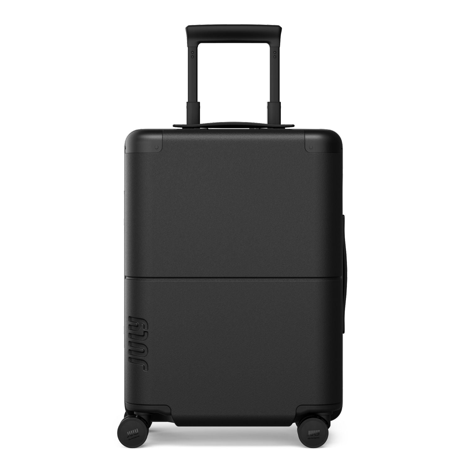 July Carry On Original Polycarbonate 21" Luggage With Power Bank & Usb/Usb-C Cable - Black
