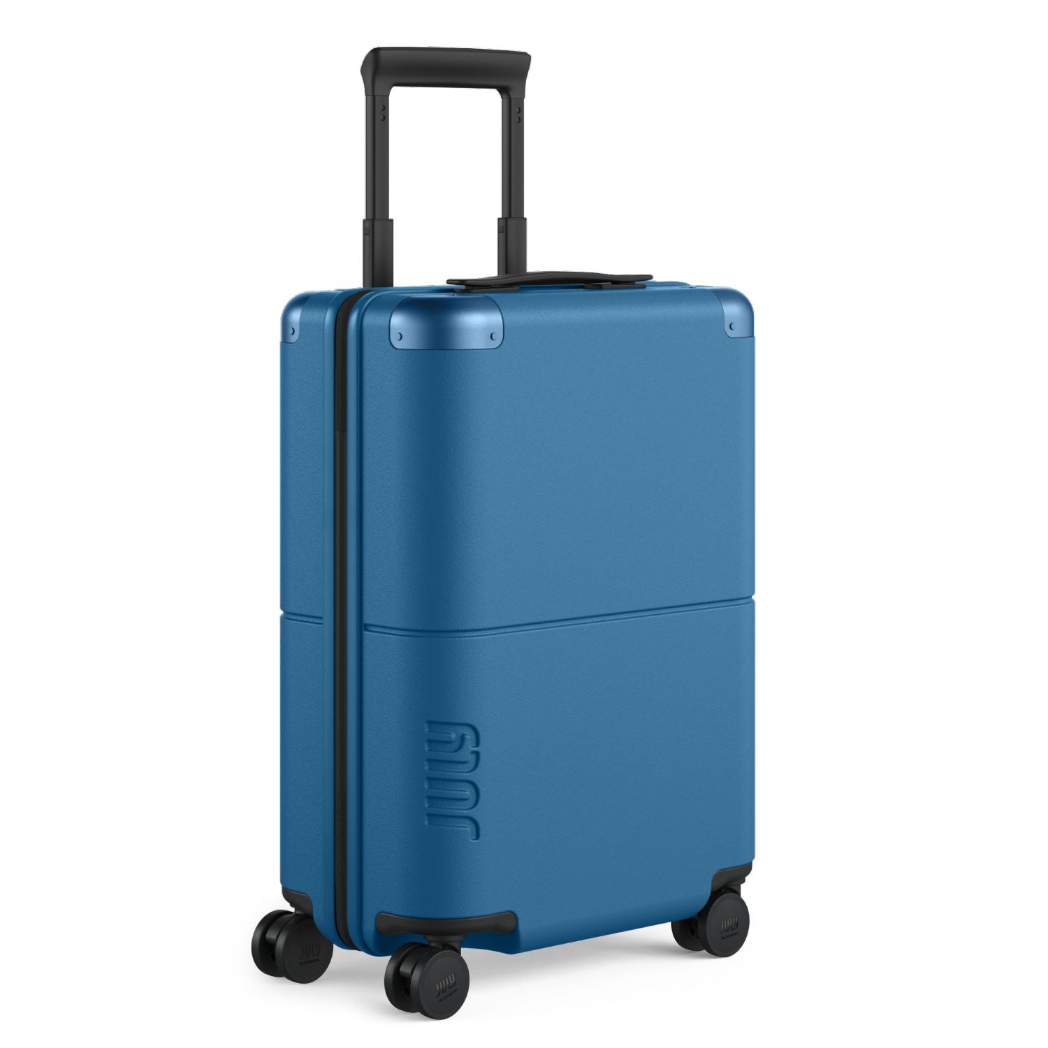 July Carry On Original Polycarbonate 21" Luggage With Power Bank & Usb/Usb-C Cable - Ocean Blue