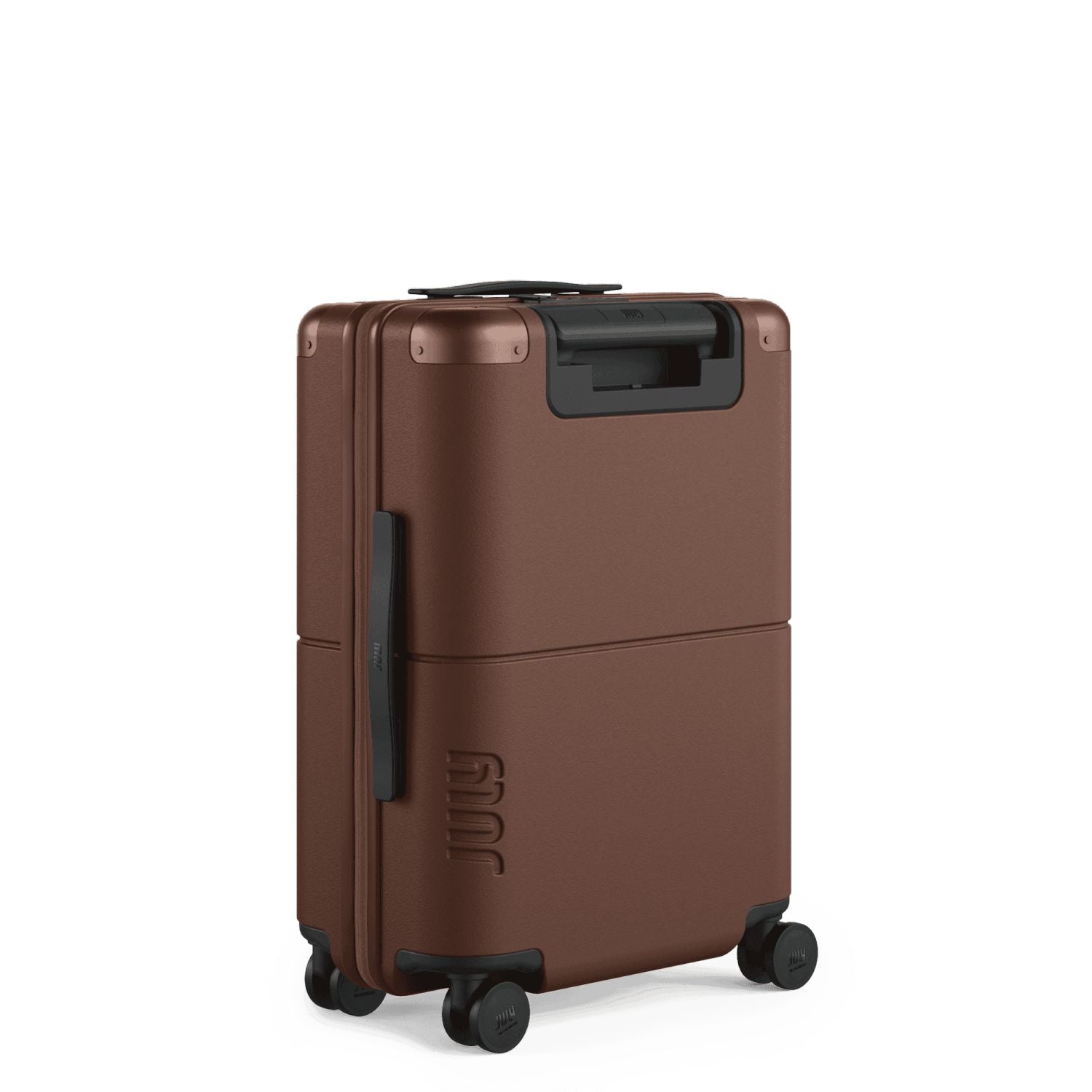 July Carry On Original Polycarbonate 21" Luggage With Power Bank & Usb/Usb-C Cable (Limited Edition) - Dark Brown