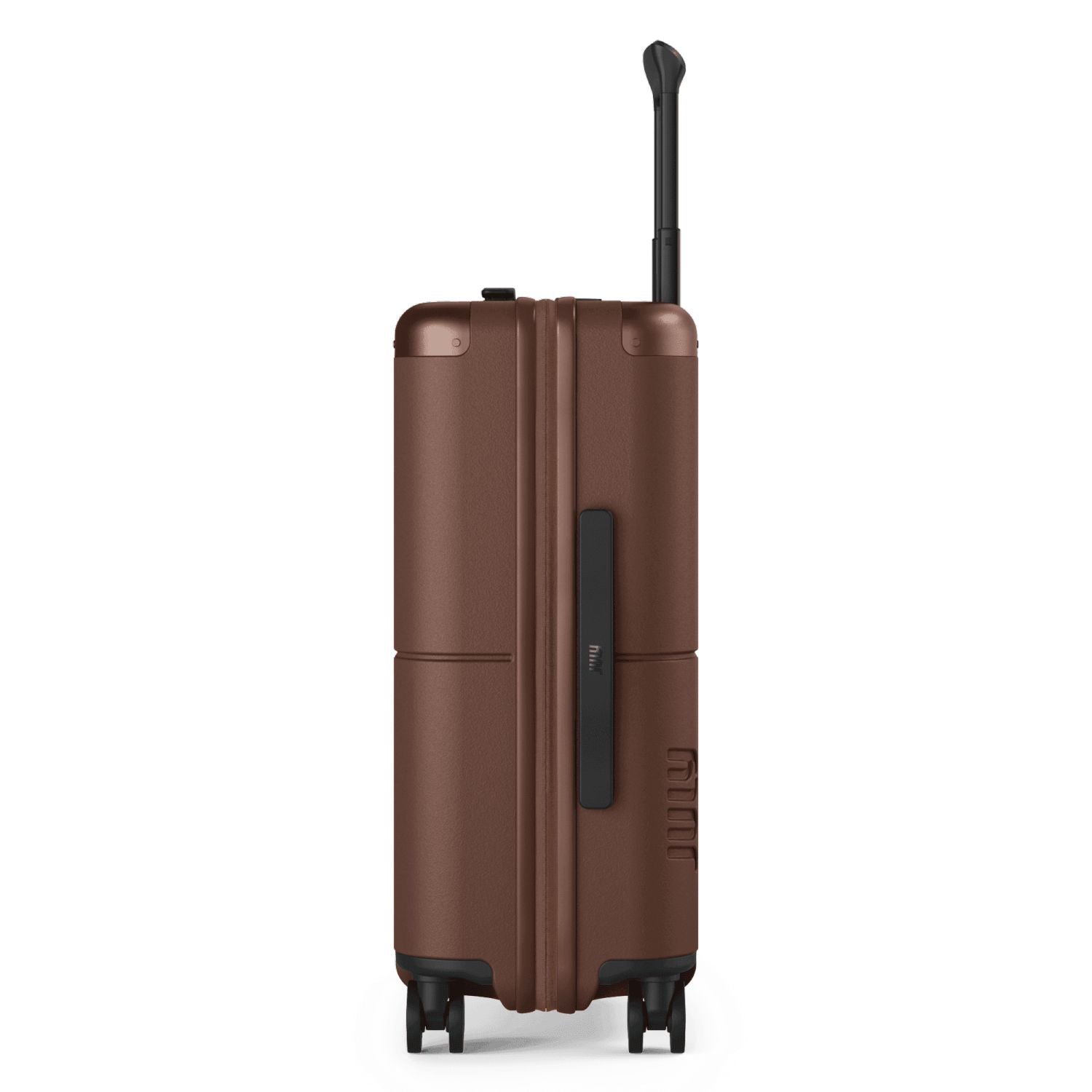 July Carry On Original Polycarbonate 21" Luggage With Power Bank & Usb/Usb-C Cable (Limited Edition) - Dark Brown