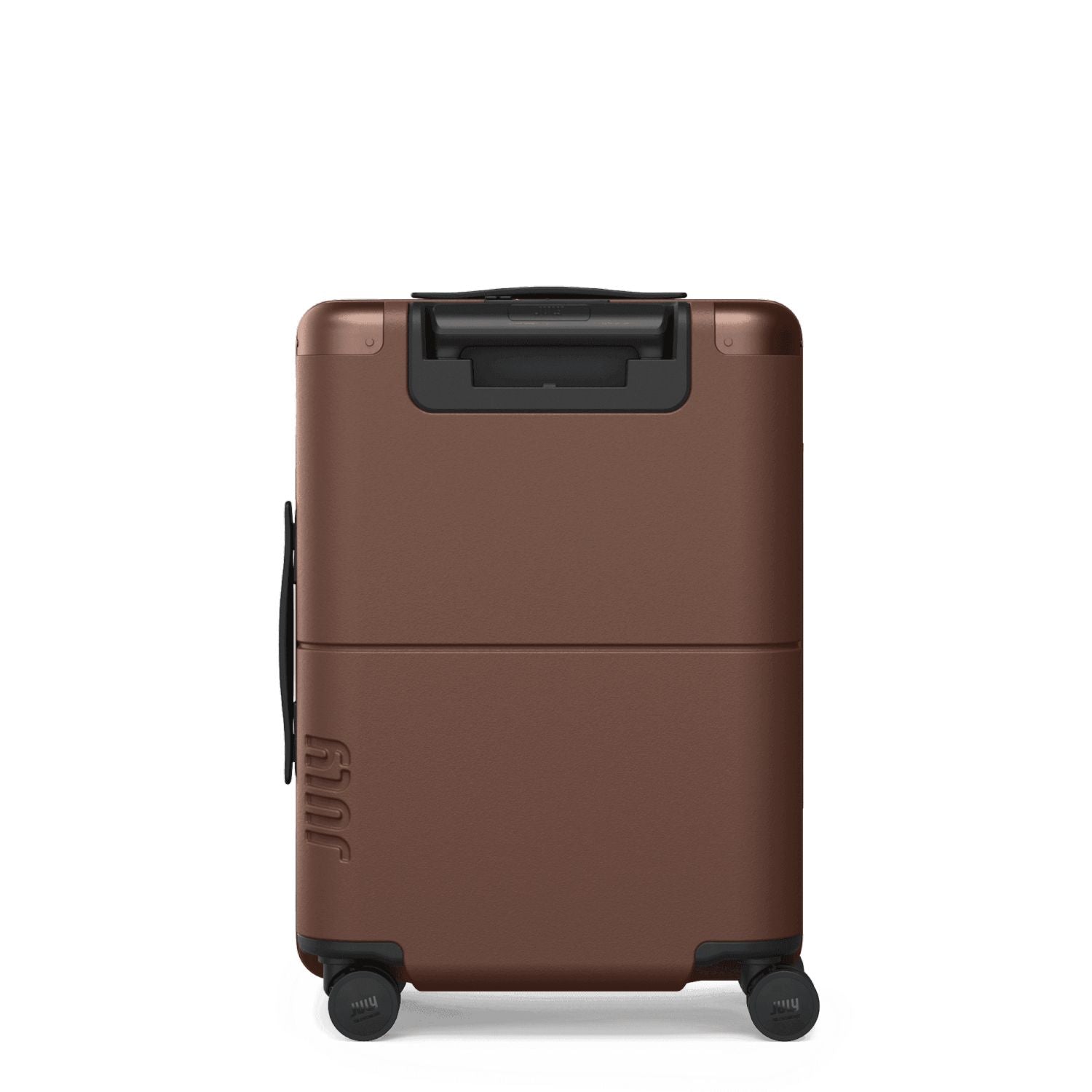 July Carry On Original Polycarbonate 21" Luggage With Power Bank & Usb/Usb-C Cable (Limited Edition) - Dark Brown
