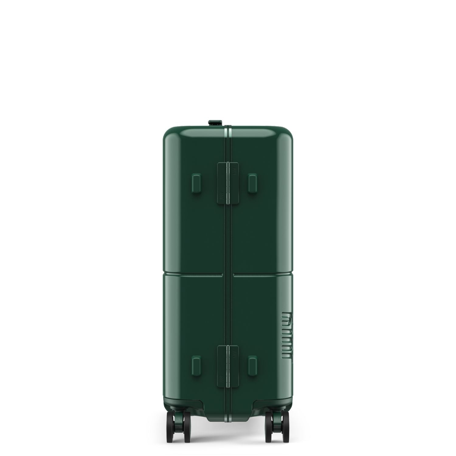 July Carry On Trunk Polycarbonate 21" Luggage With Fast Charge Usb-C Cable - Forest