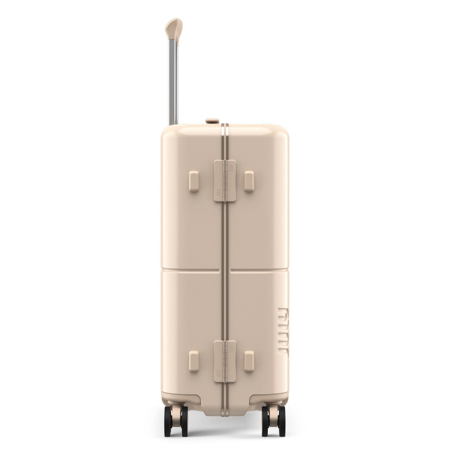 July Carry On Trunk Polycarbonate 21" Luggage With Fast Charge Usb-C Cable - Sand