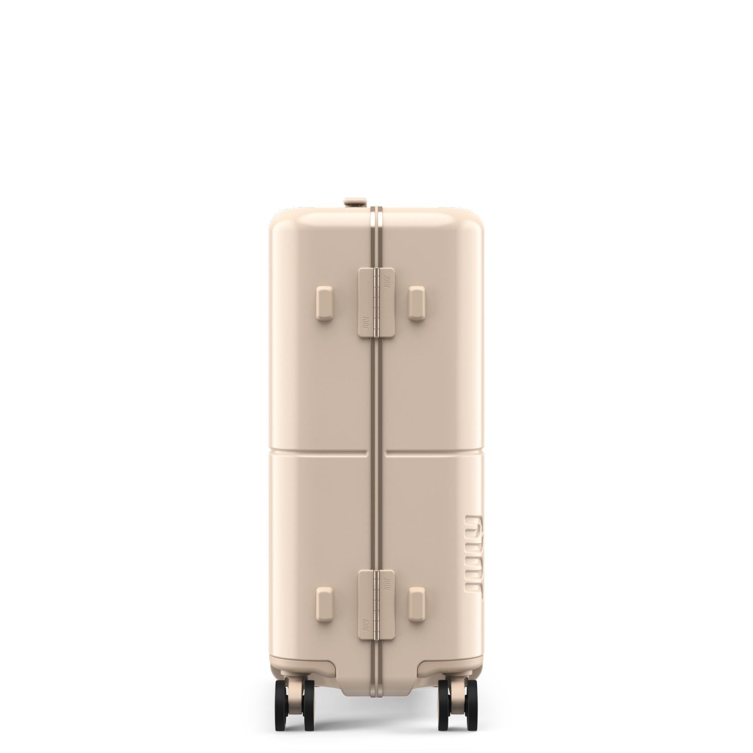 July Carry On Trunk Polycarbonate 21" Luggage With Fast Charge Usb-C Cable - Sand