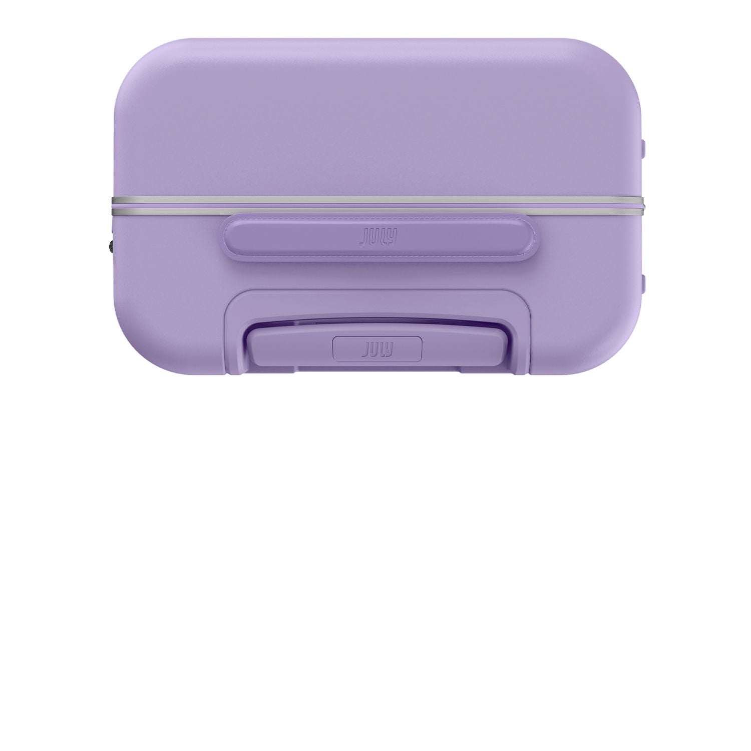 July Carry On Trunk Polycarbonate 21" Luggage With Fast Charge USB-C Cable - Lilac