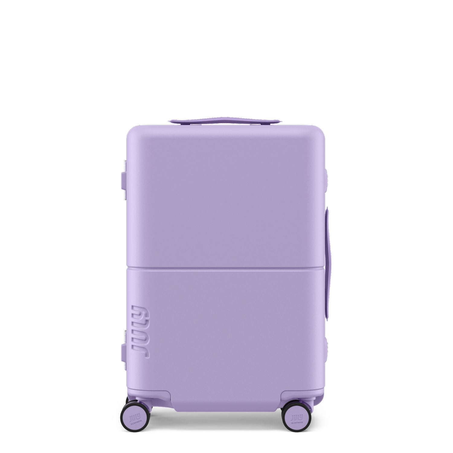 July Carry On Trunk Polycarbonate 21" Luggage With Fast Charge USB-C Cable - Lilac