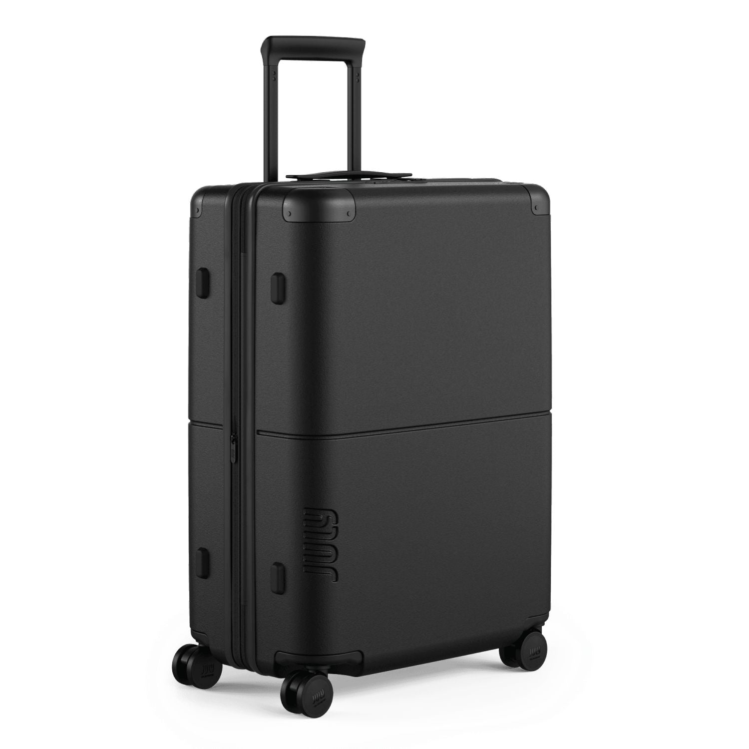 July Checked  Expandable Polycarbonate 26" Luggage - Charcoal