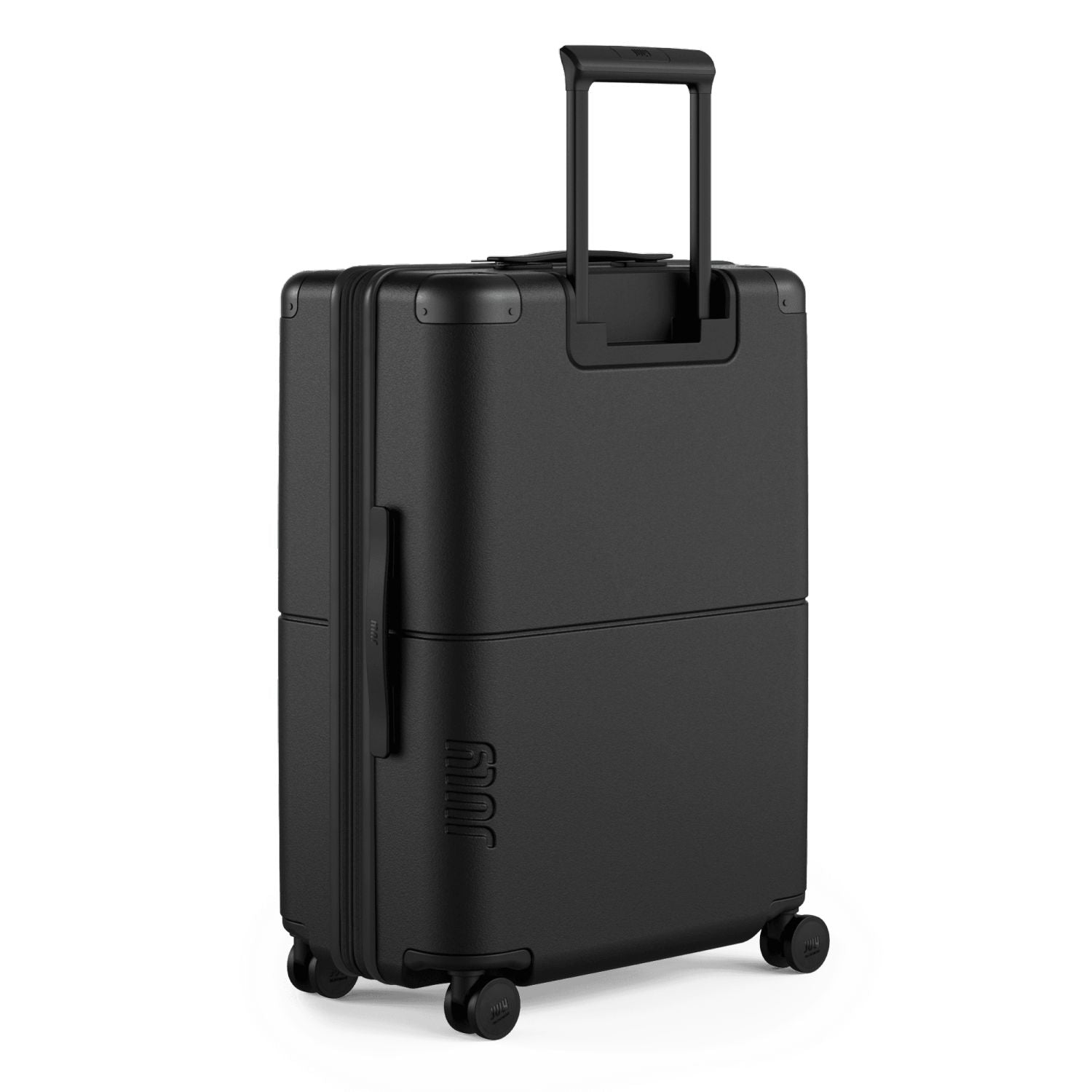 July Checked  Expandable Polycarbonate 26" Luggage - Charcoal