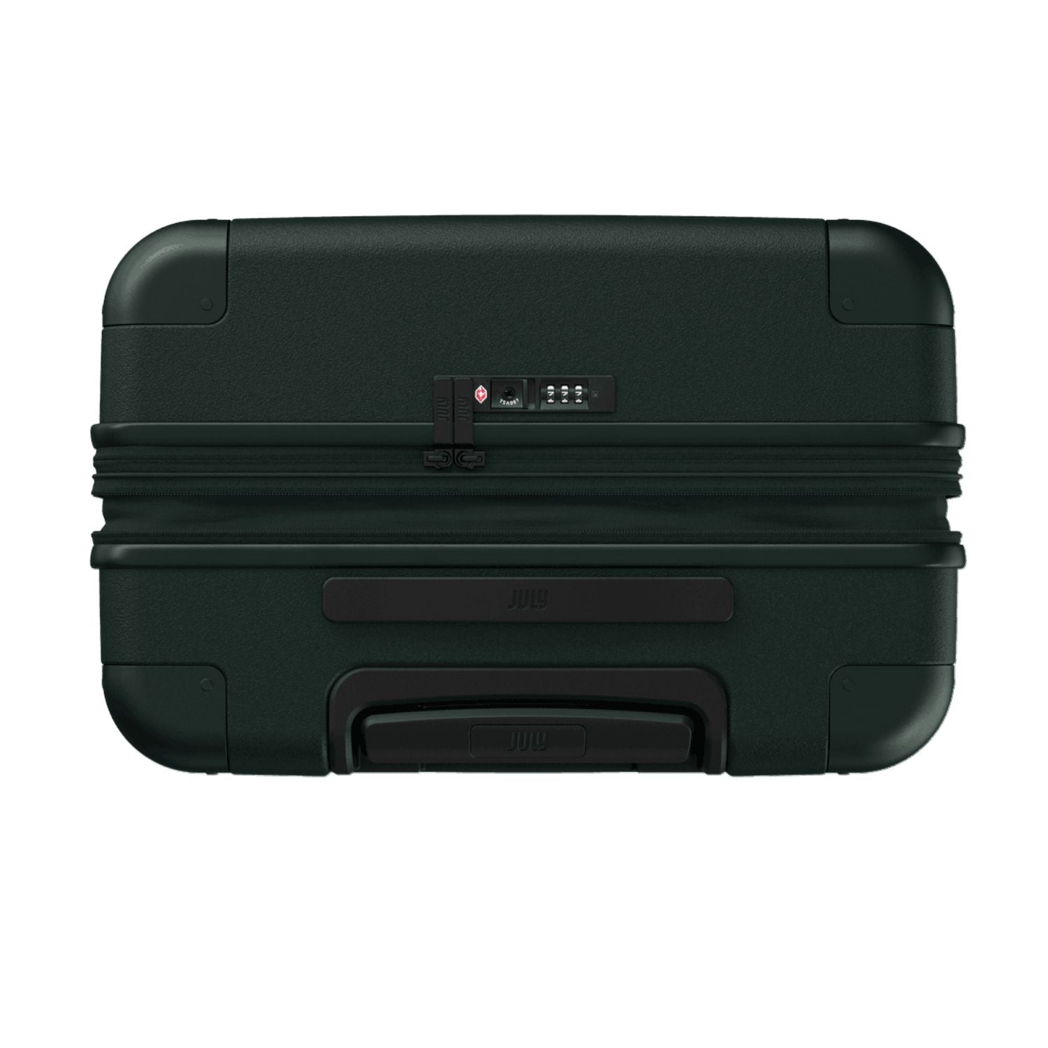 July Checked  Expandable Polycarbonate 26" Luggage - Forest