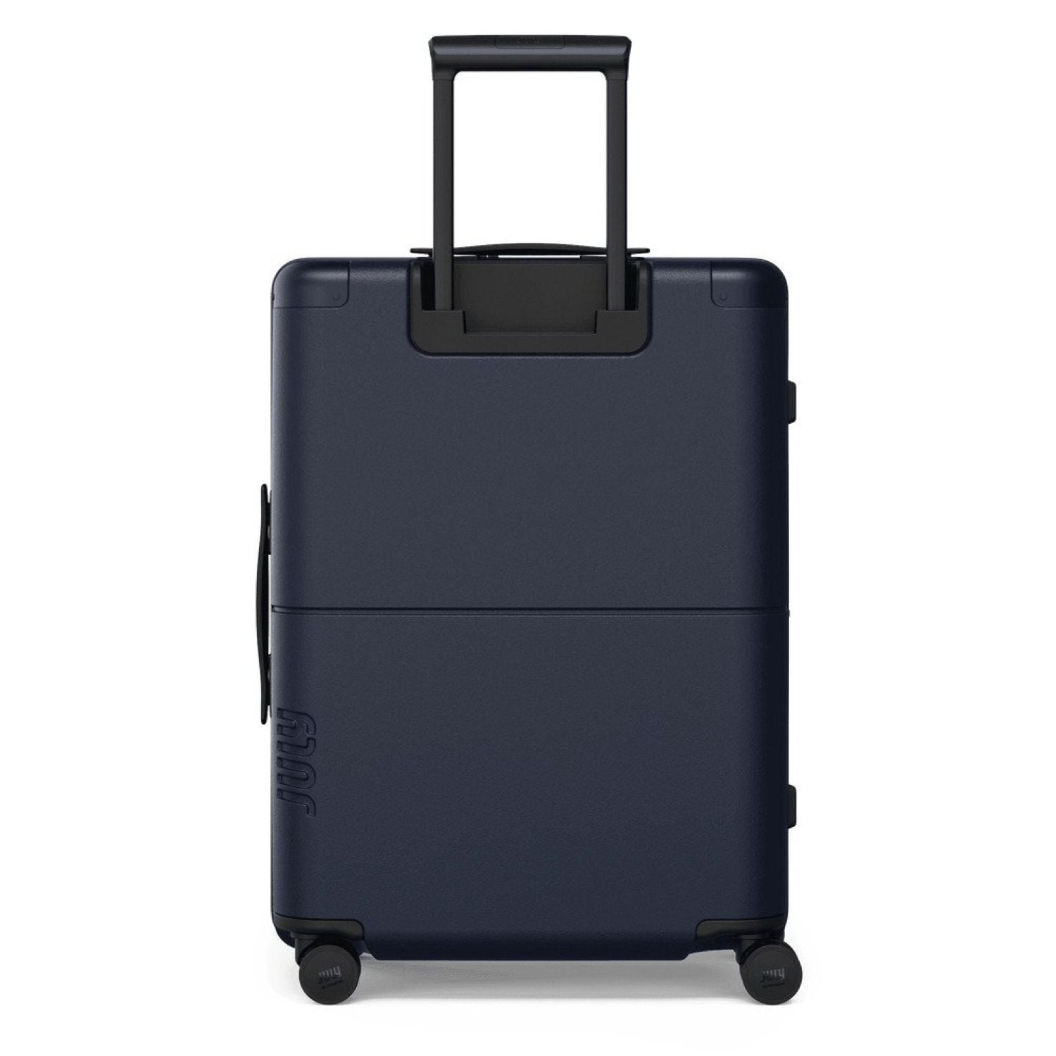 July Checked Expandable Polycarbonate 26" Luggage - Navy