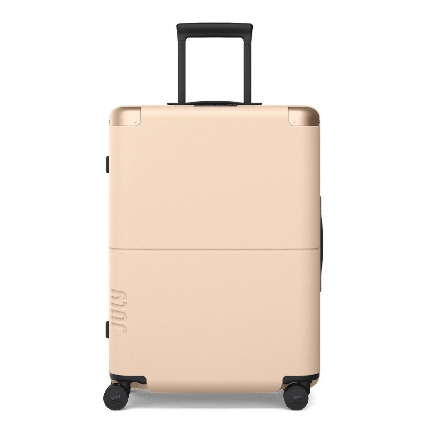 July Checked Expandable Polycarbonate 26" Luggage - Sand