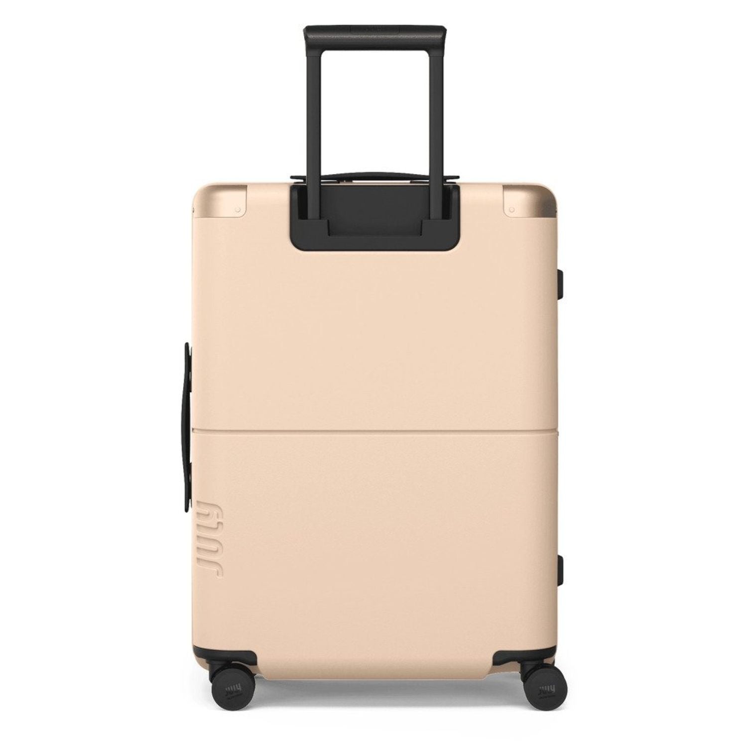 July Checked Expandable Polycarbonate 26" Luggage - Sand