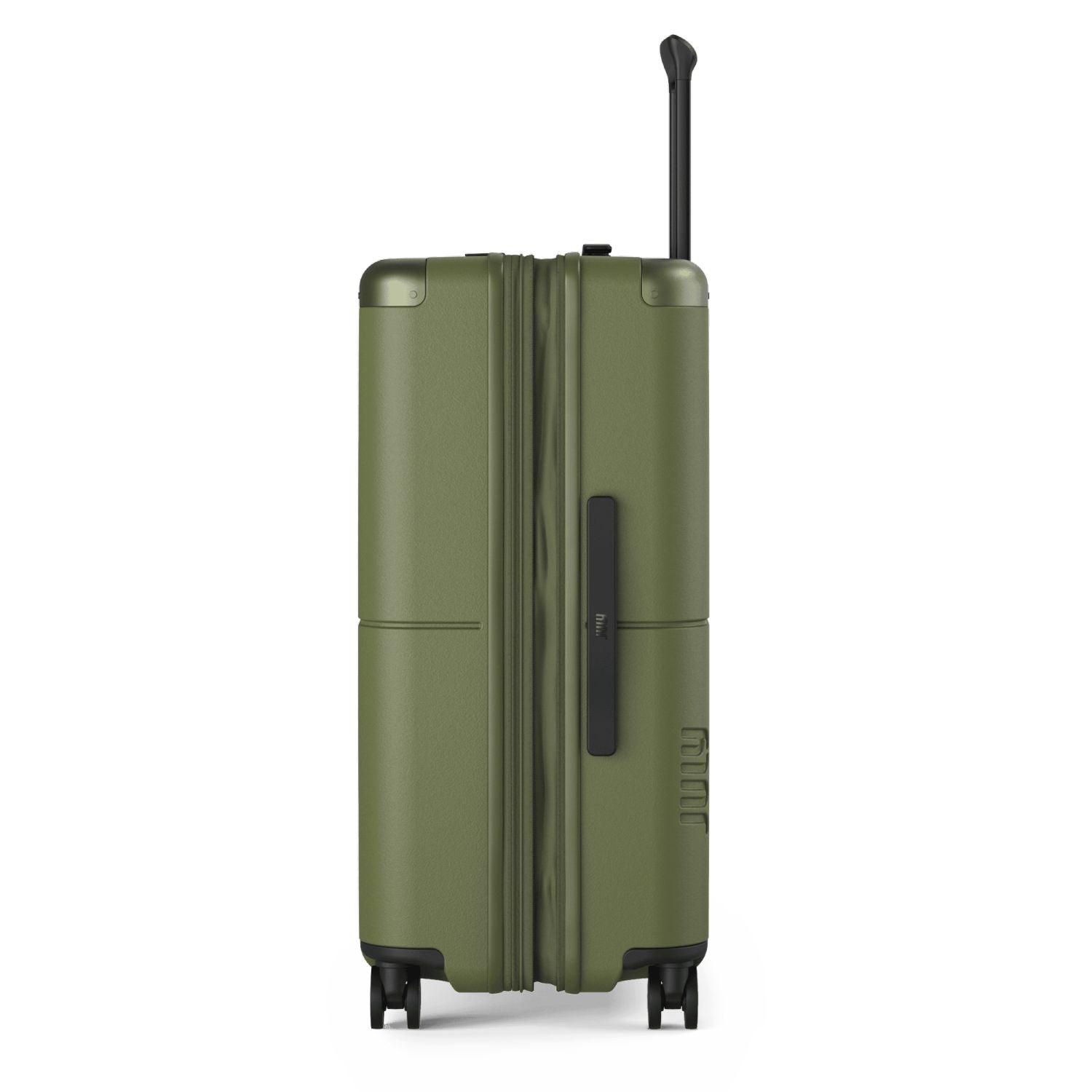 July Checked  Expandable Polycarbonate 26" Luggage - Olive
