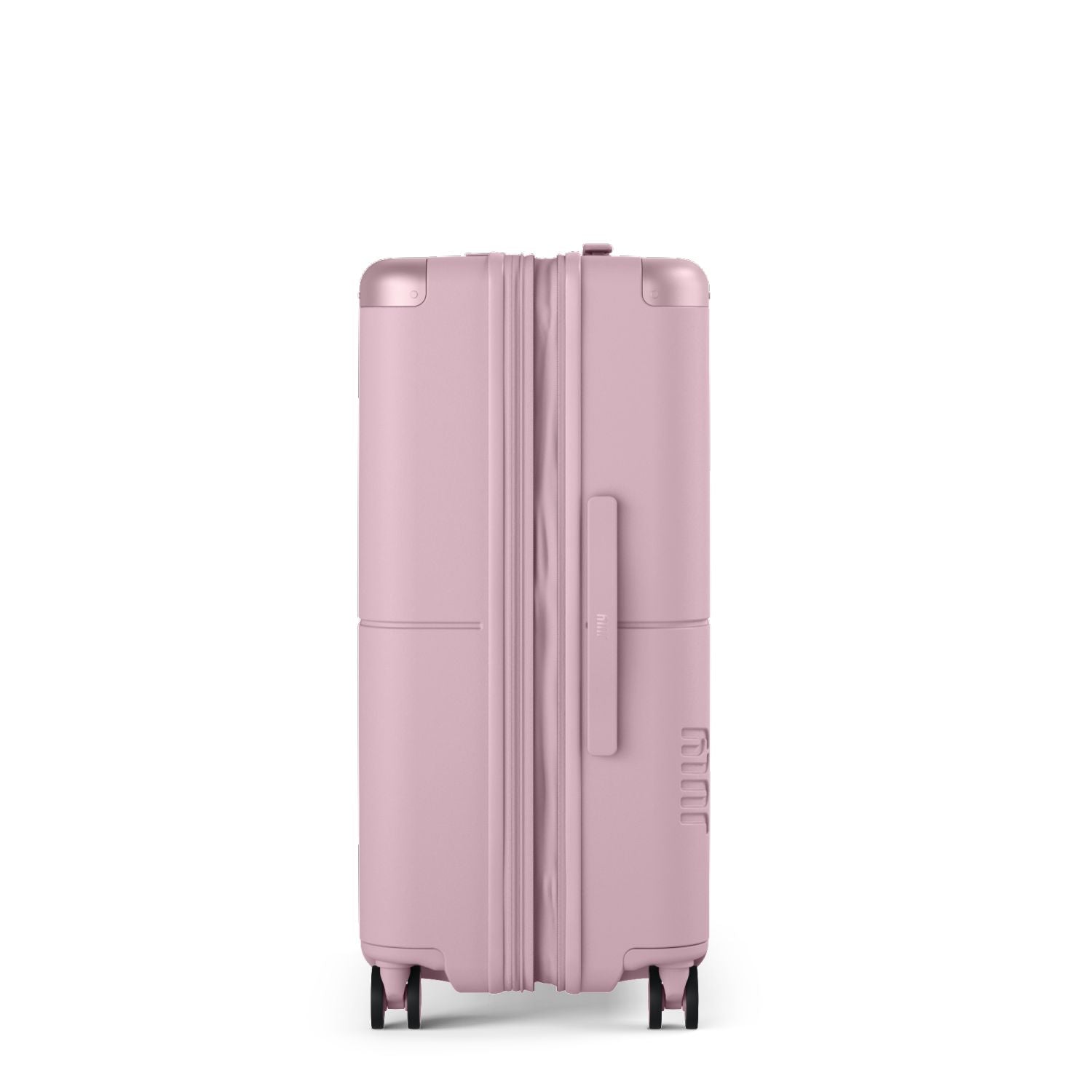 July Checked Expandable Polycarbonate 26" Luggage - Blush Pink