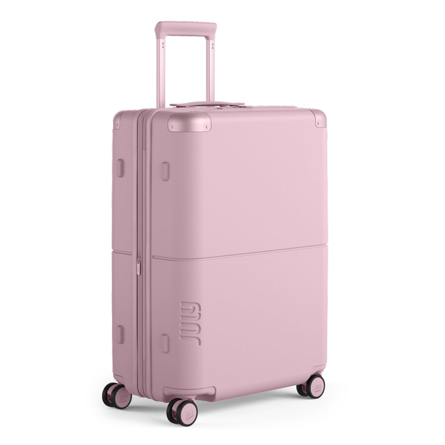 July Checked Expandable Polycarbonate 26" Luggage - Blush Pink