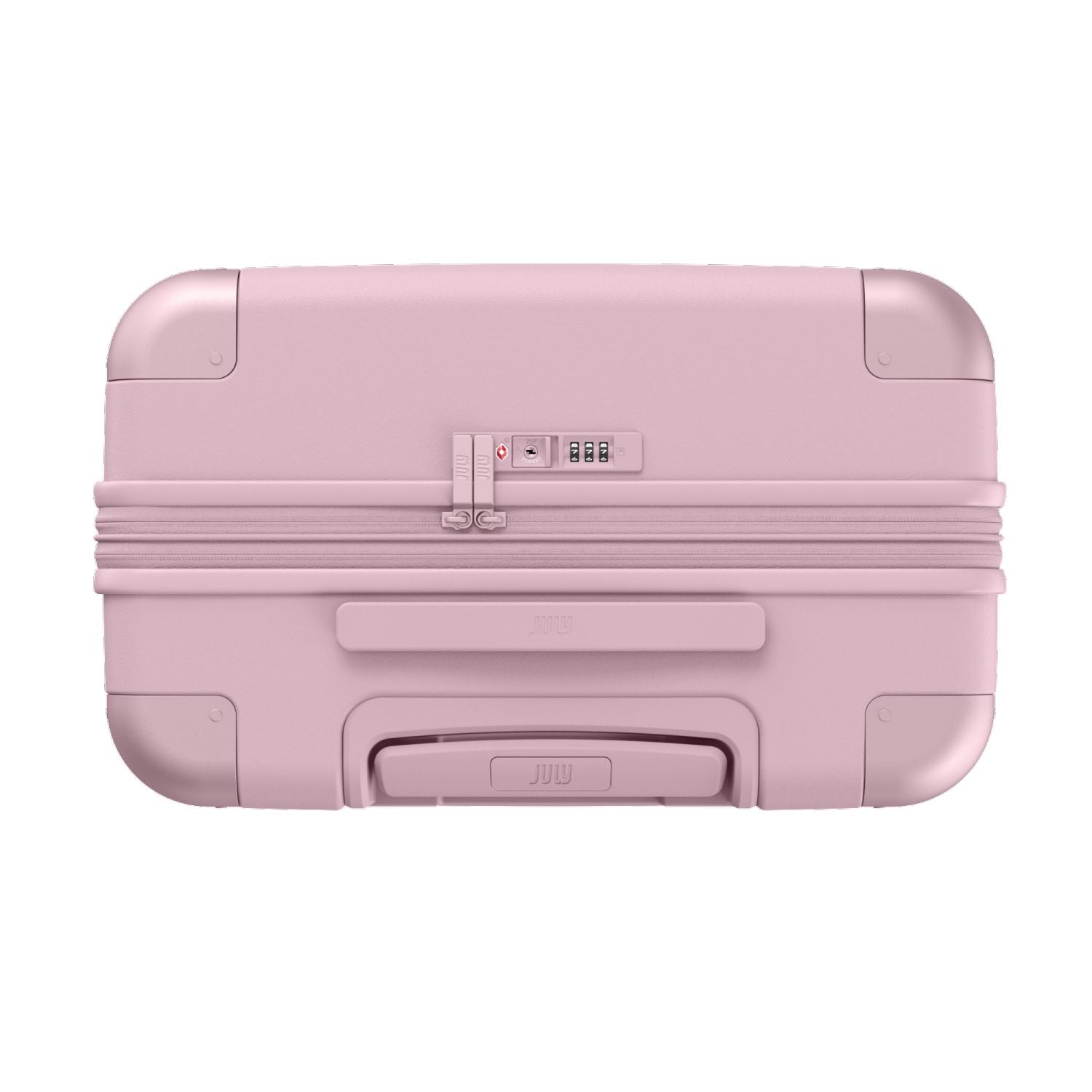 July Checked Expandable Polycarbonate 26" Luggage - Blush Pink