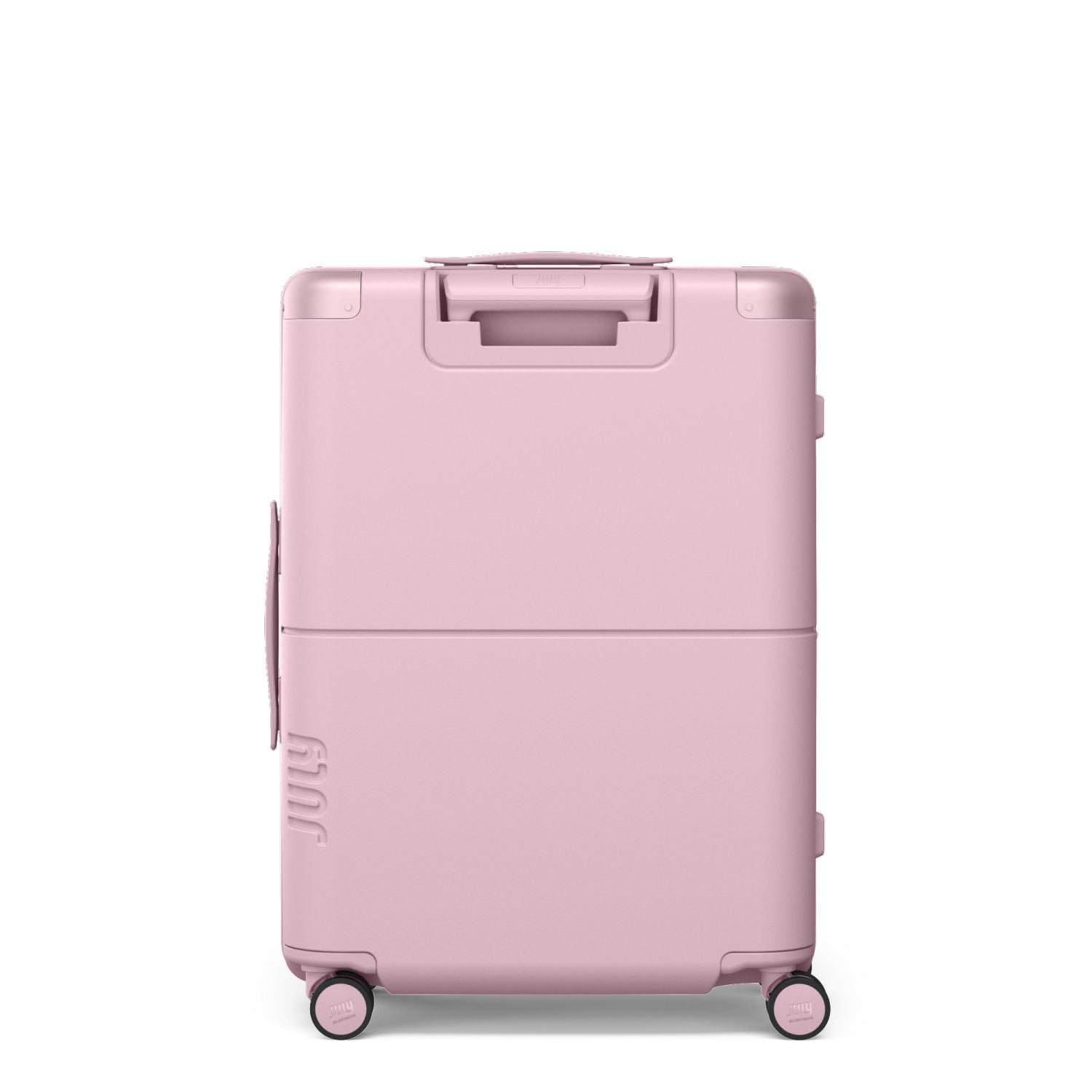 July Checked Expandable Polycarbonate 26" Luggage - Blush Pink
