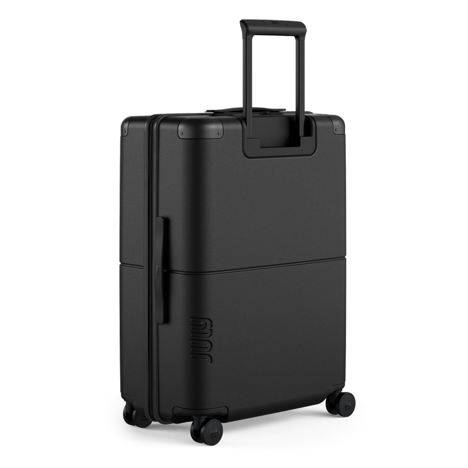 July Checked Polycarbonate 26" Luggage - Black