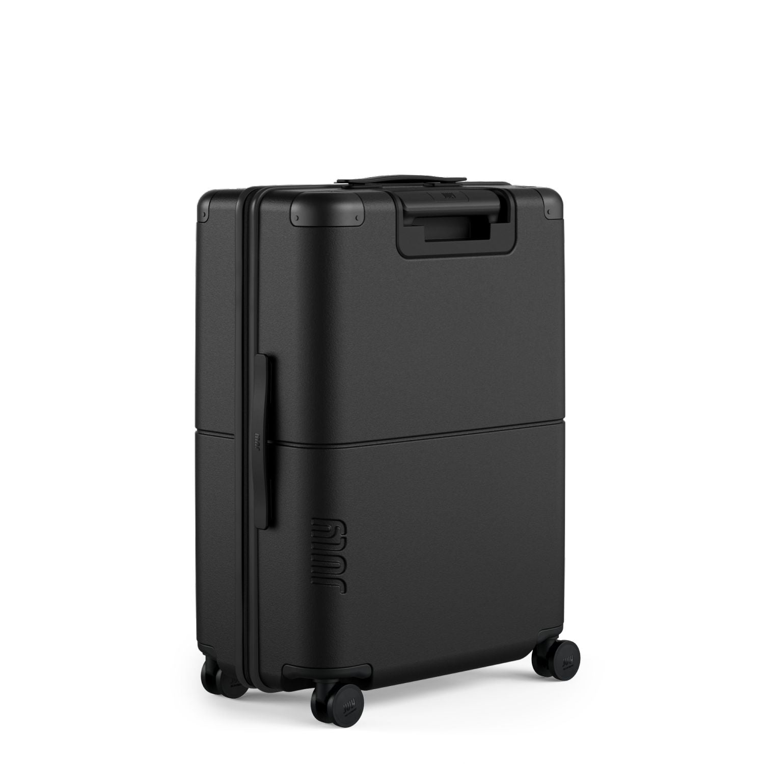 July Checked Polycarbonate 26" Luggage - Black