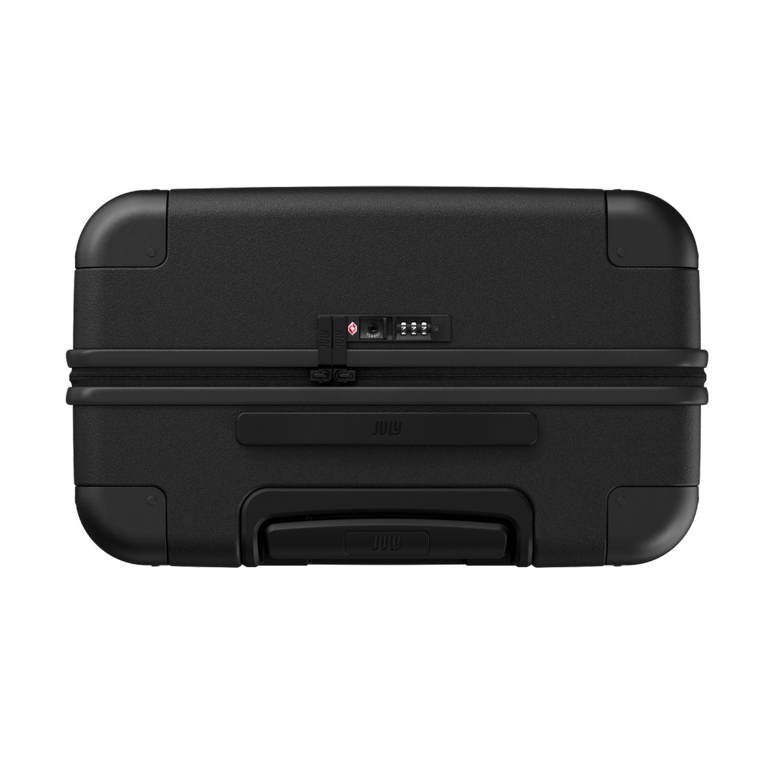 July Checked Polycarbonate 26" Luggage - Black