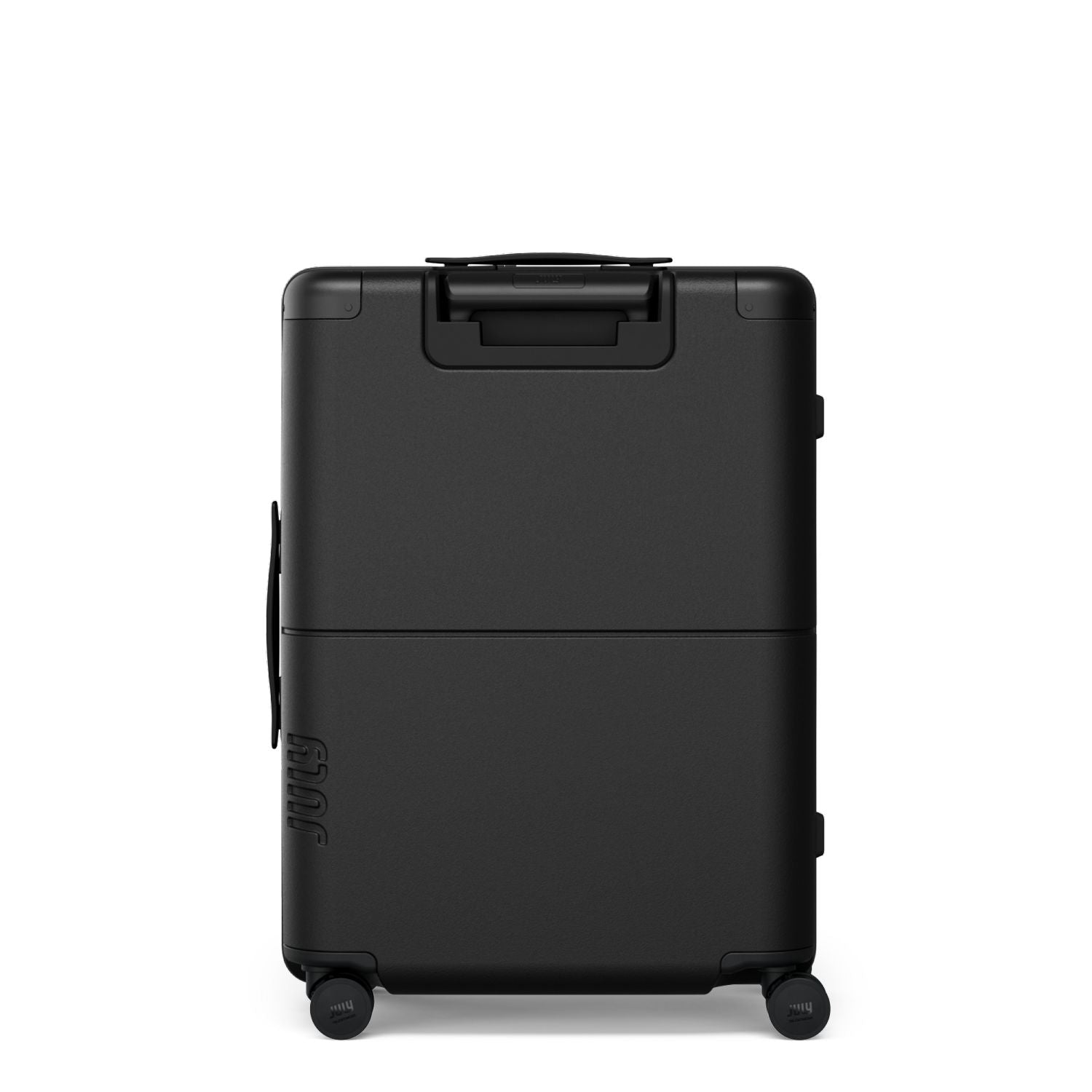 July Checked Polycarbonate 26" Luggage - Black
