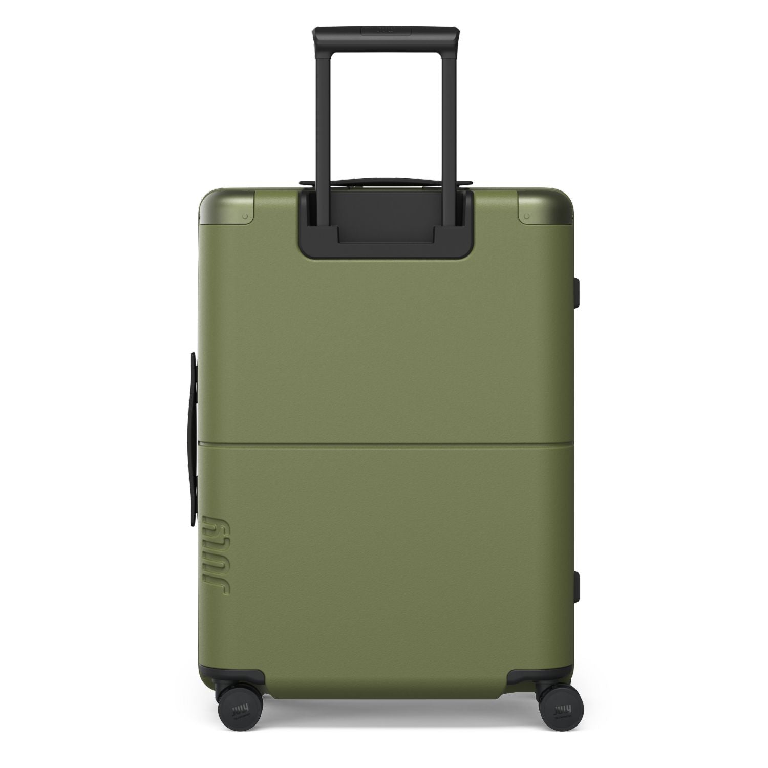 July Checked Polycarbonate 26" Luggage - Moss