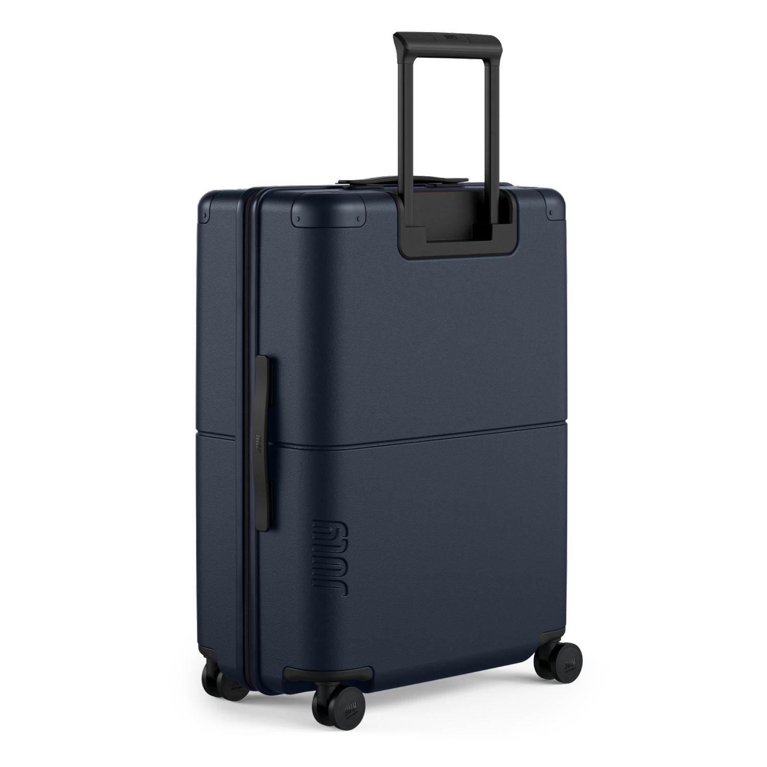 July Checked Polycarbonate 26" Luggage - Navy