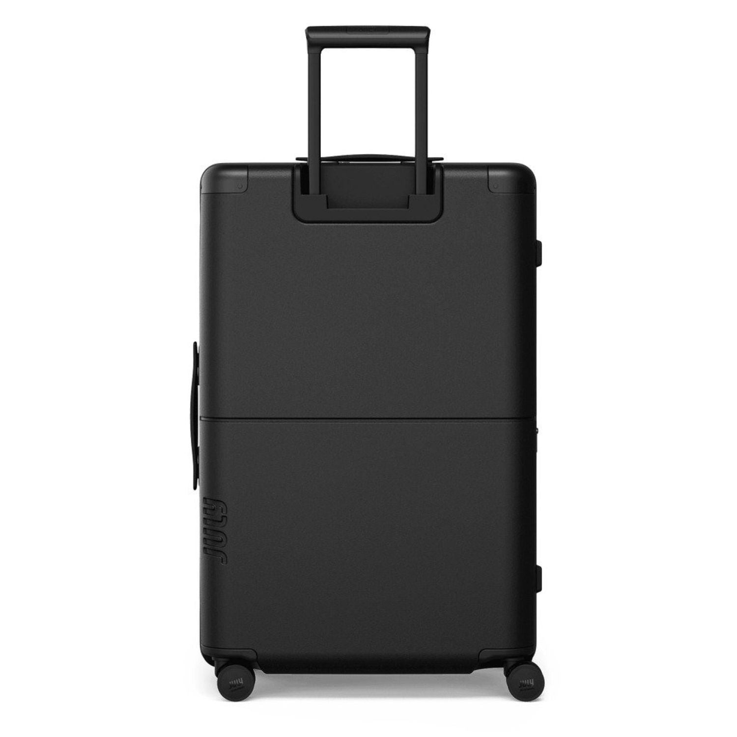 July Checked Plus Expandable Polycarbonate 28" Luggage - Charcoal