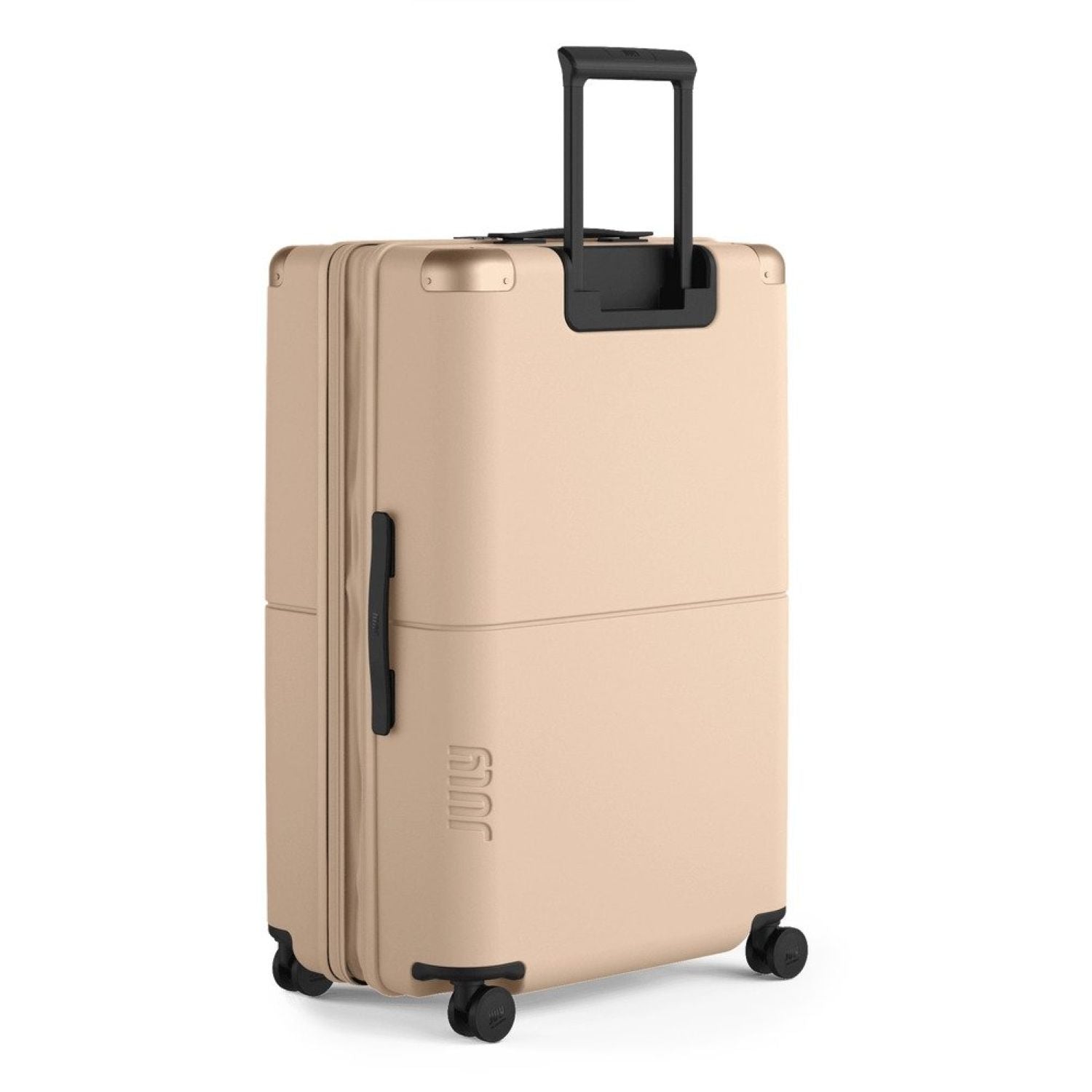 July Checked Plus Expandable Polycarbonate 28" Luggage - Sand