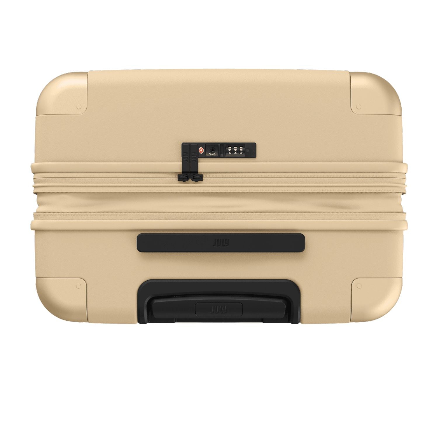 July Checked Plus Expandable Polycarbonate 28" Luggage - Light Taupe