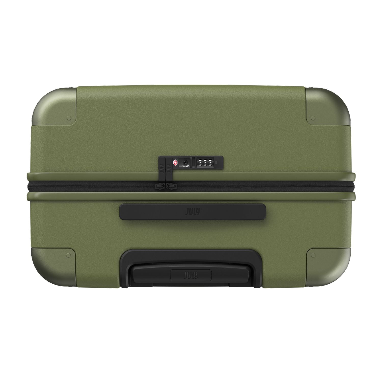 July Checked Plus Polycarbonate 30" Luggage - Moss