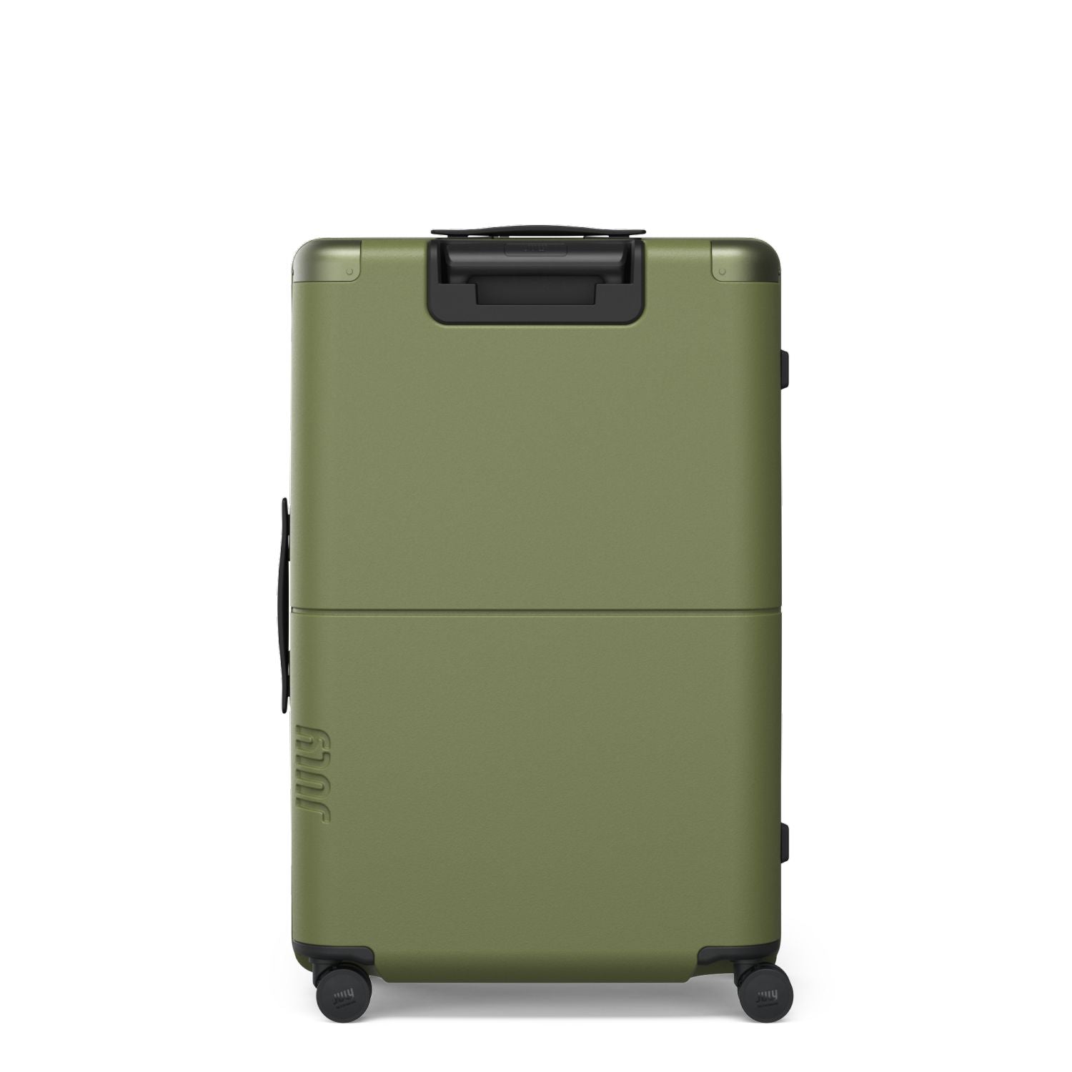 July Checked Plus Polycarbonate 30" Luggage - Moss