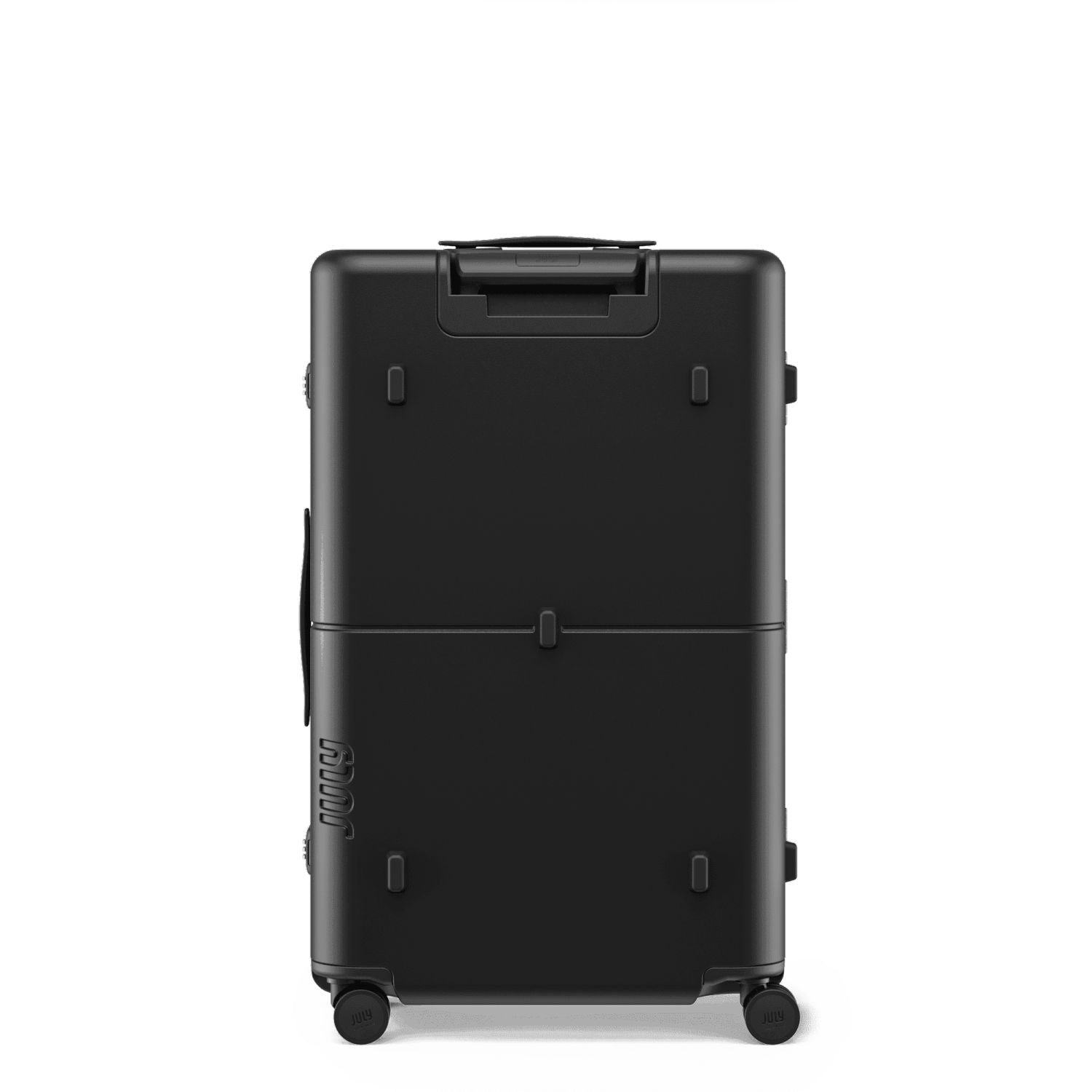July Checked Plus Trunk Polycarbonate Frame 30" Luggage - Matte Black