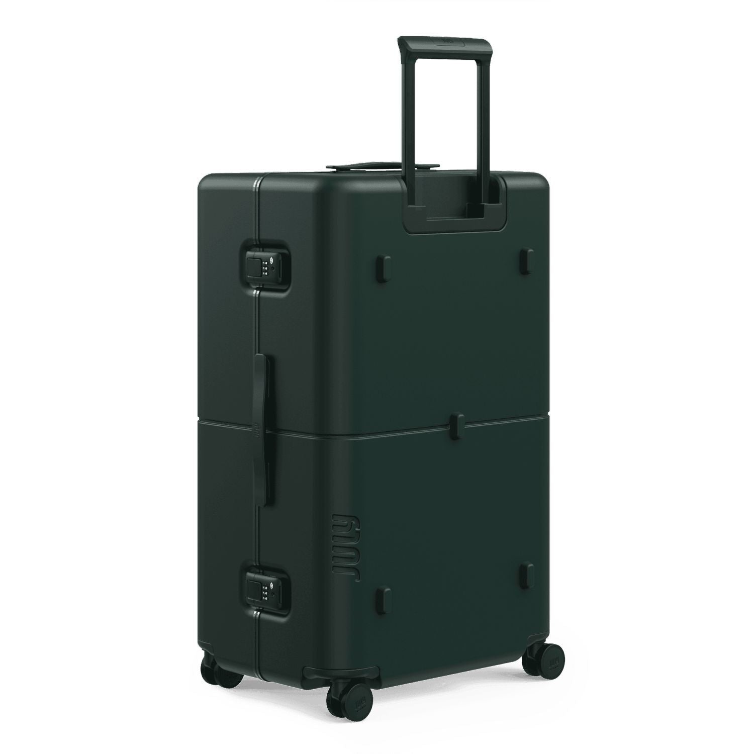 July Checked Plus Trunk Polycarbonate Frame 30" Luggage - Matte Deep Green