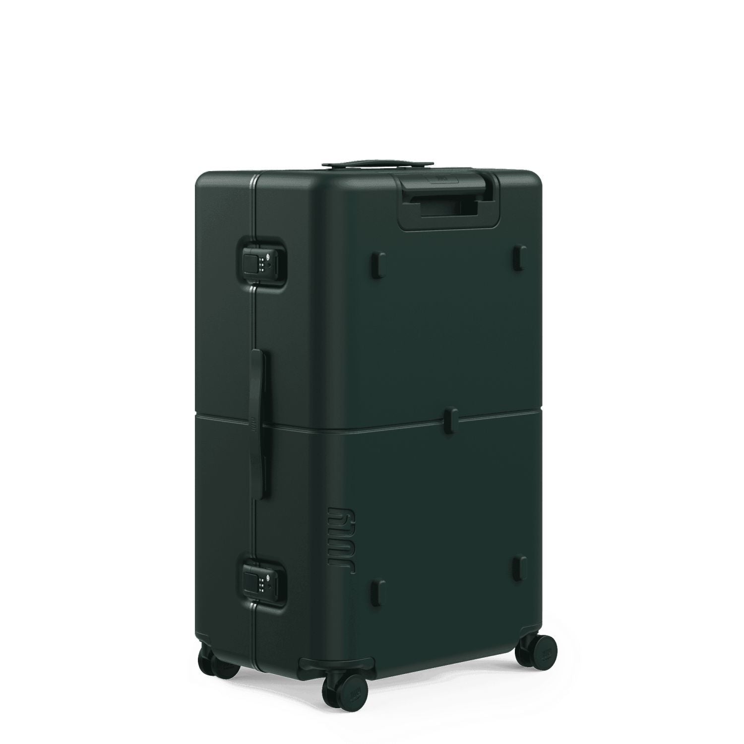 July Checked Plus Trunk Polycarbonate Frame 30" Luggage - Matte Deep Green