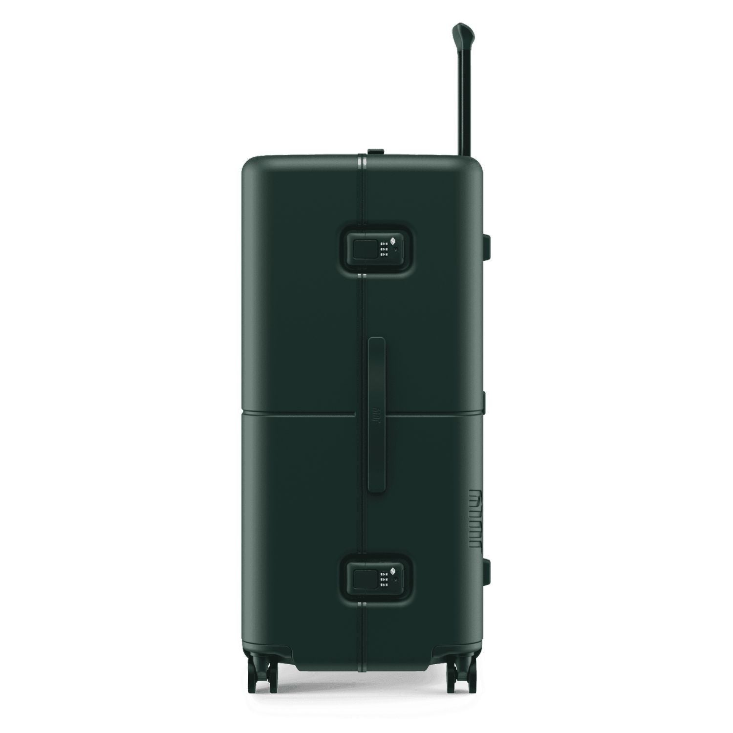 July Checked Plus Trunk Polycarbonate Frame 30" Luggage - Matte Deep Green