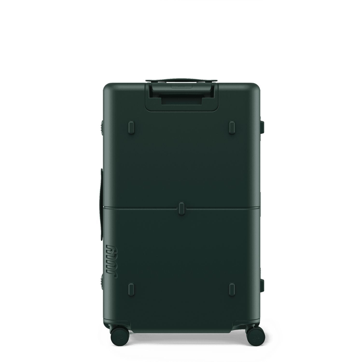 July Checked Plus Trunk Polycarbonate Frame 30" Luggage - Matte Deep Green