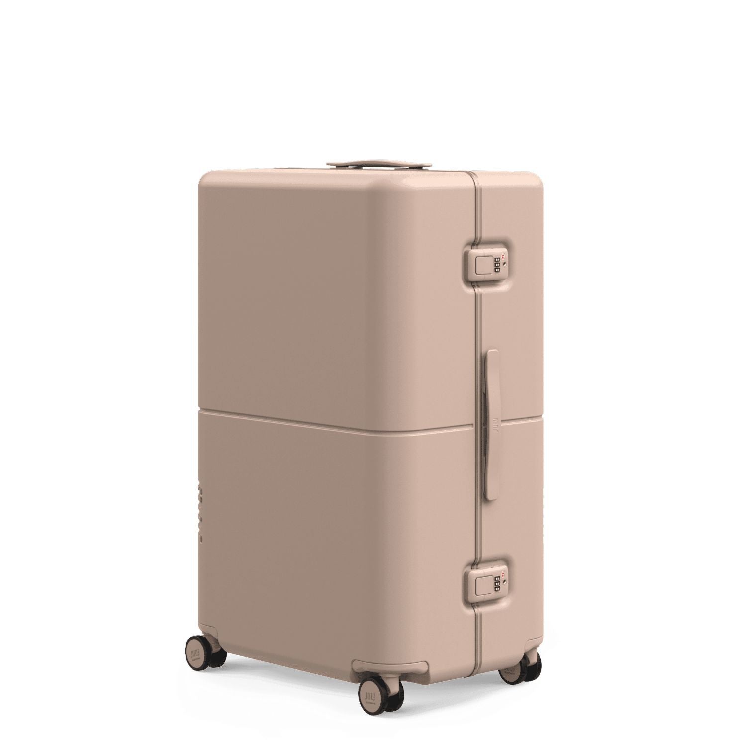 July Checked Plus Trunk Polycarbonate Frame 30" Luggage - Matte Light Sand